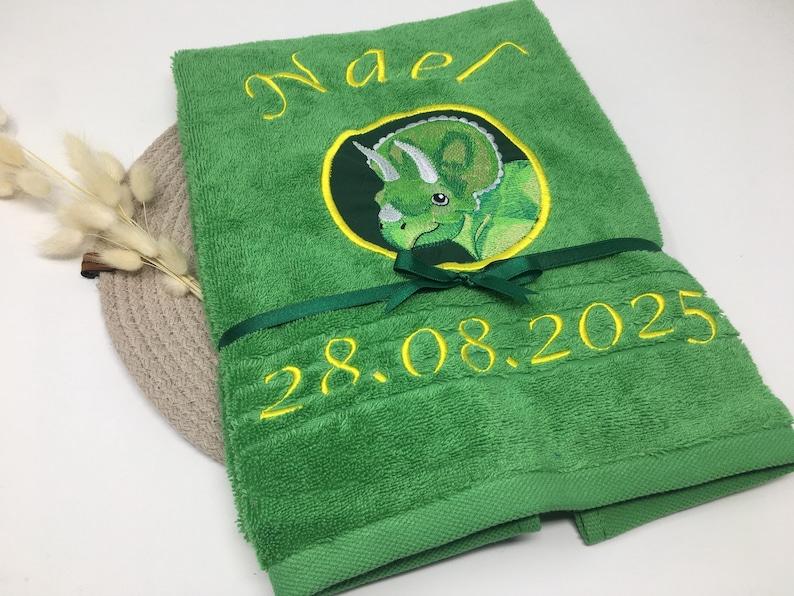 Handtuch mit Personalisiertem Drachen