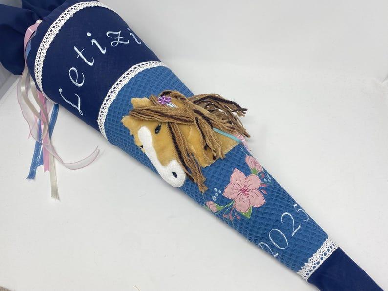 Schultüte mit Personalisiertem Pferd