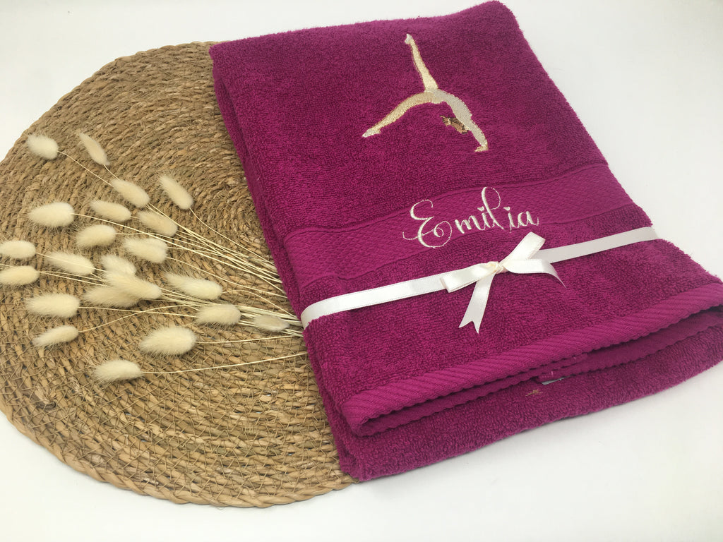 Sport Turnen GYM Gymnastik Handtuch Duschtuch Stickerei & Personalisierung Super Qualität