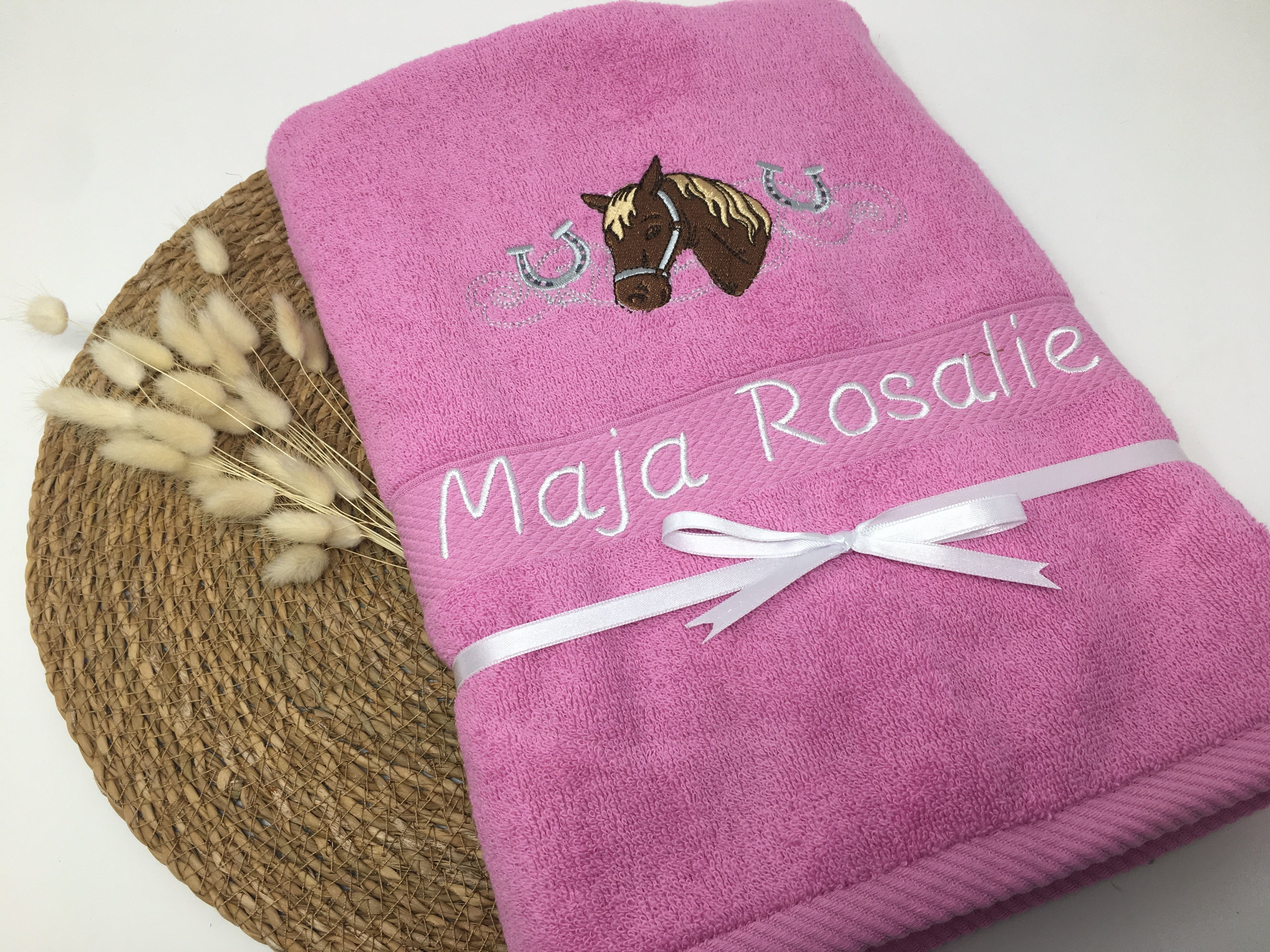 Pferd 07 Pferde Handtuch Duschtuch Stickerei & Personalisierung Super Qualität