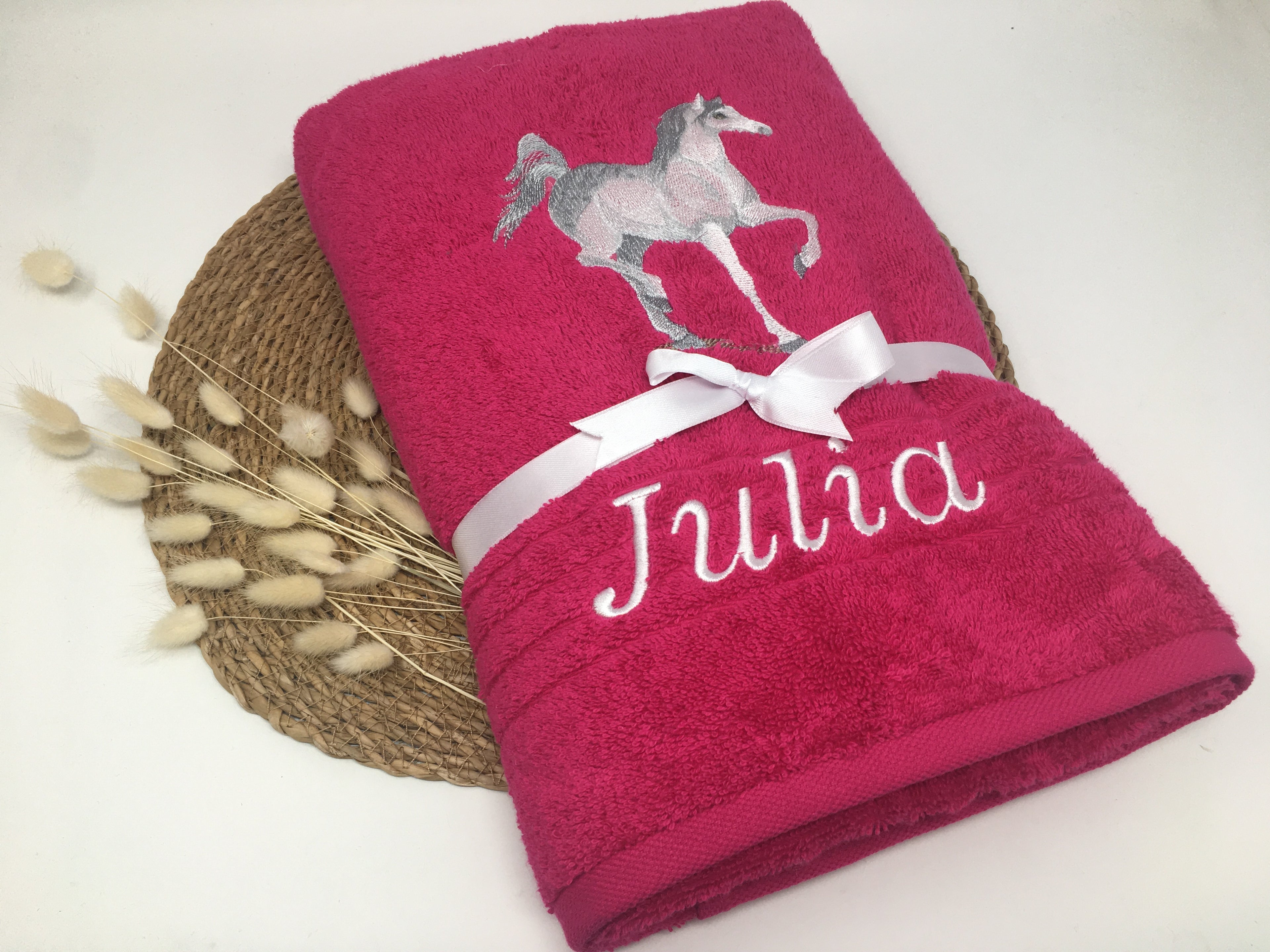 Pferd 02 Pferde Handtuch Duschtuch Stickerei & Personalisierung Super Qualität