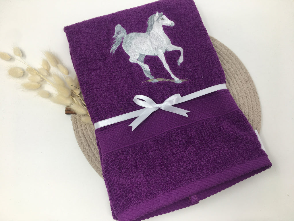 Pferd 02 Pferde Handtuch Duschtuch Stickerei & Personalisierung Super Qualität