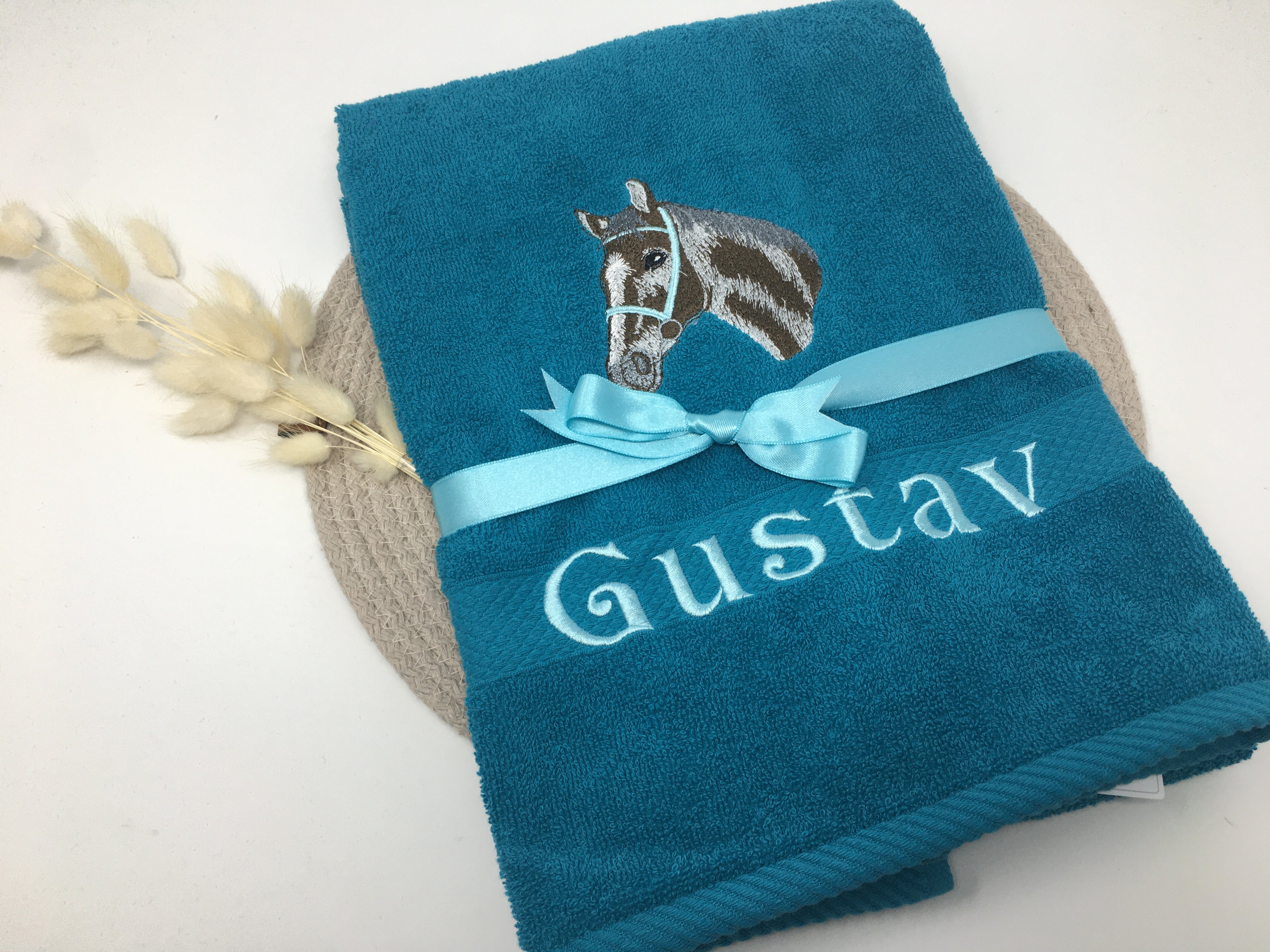 Pferd 17 Pferde Handtuch Duschtuch Stickerei & Personalisierung Super Qualität
