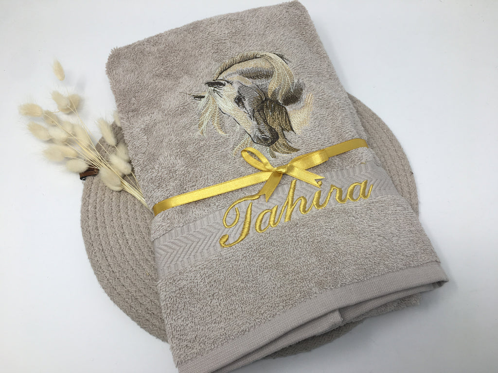 Pferd 23 Pferde Handtuch Duschtuch Stickerei & Personalisierung Super Qualität