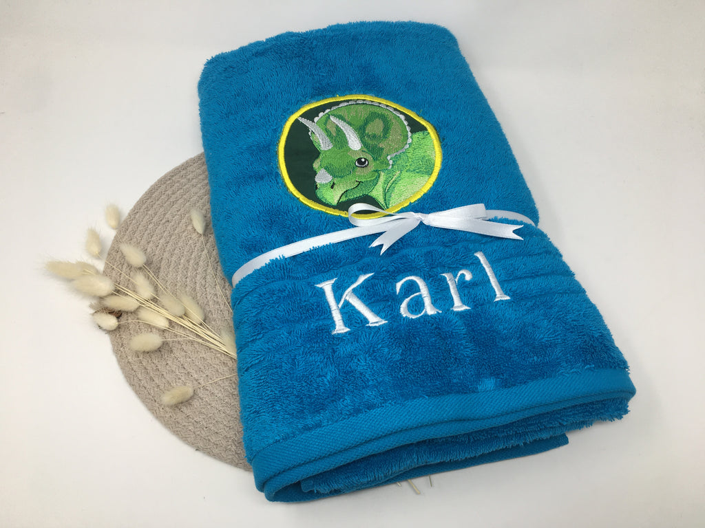 Drache Leseratte Handtuch Duschtuch Stickerei & Personalisierung Super Qualität
