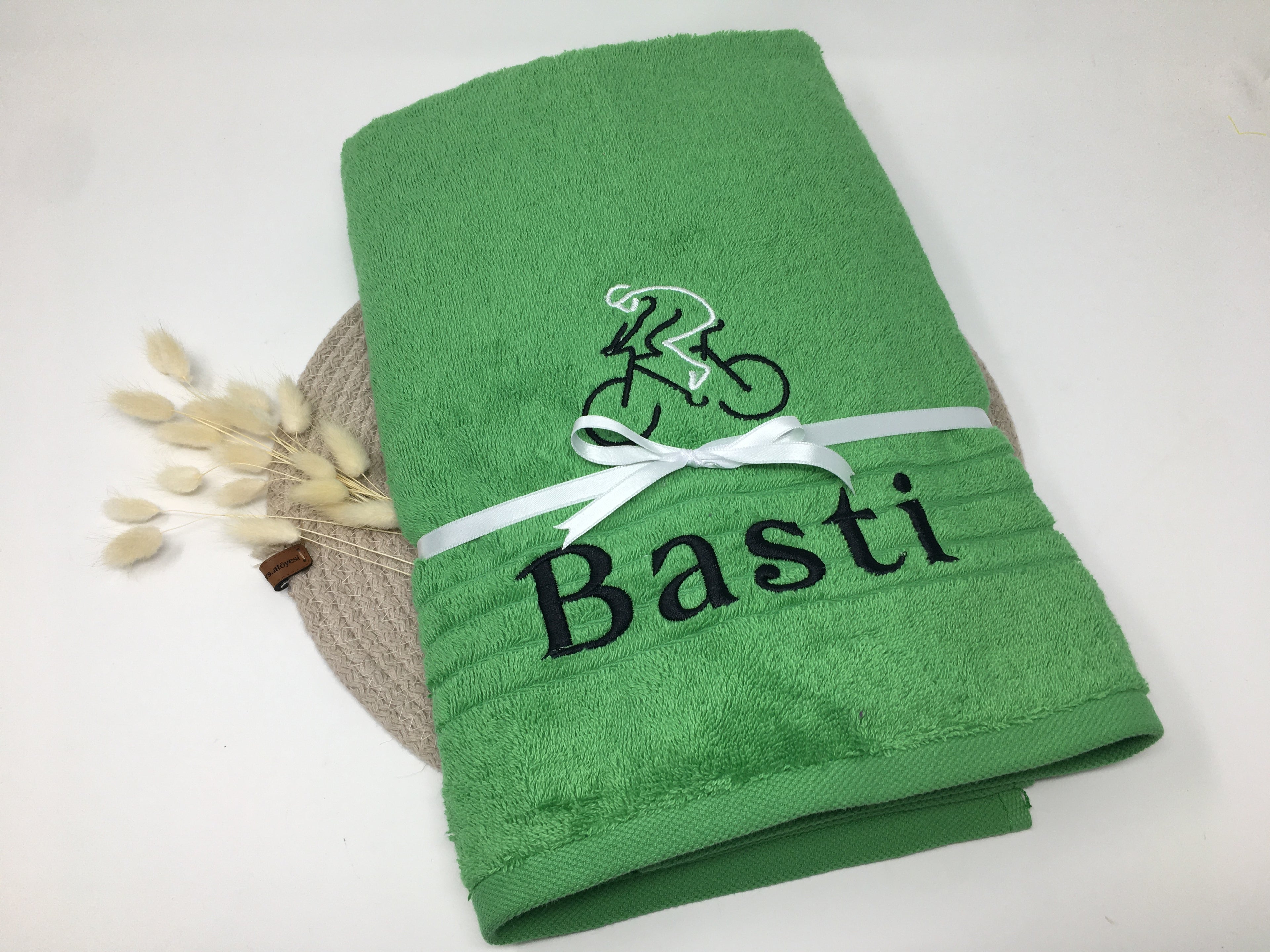 Sport Fahrrad Radsport Bike BMX Handtuch Duschtuch bestickt & personalisierbar Super Qualität