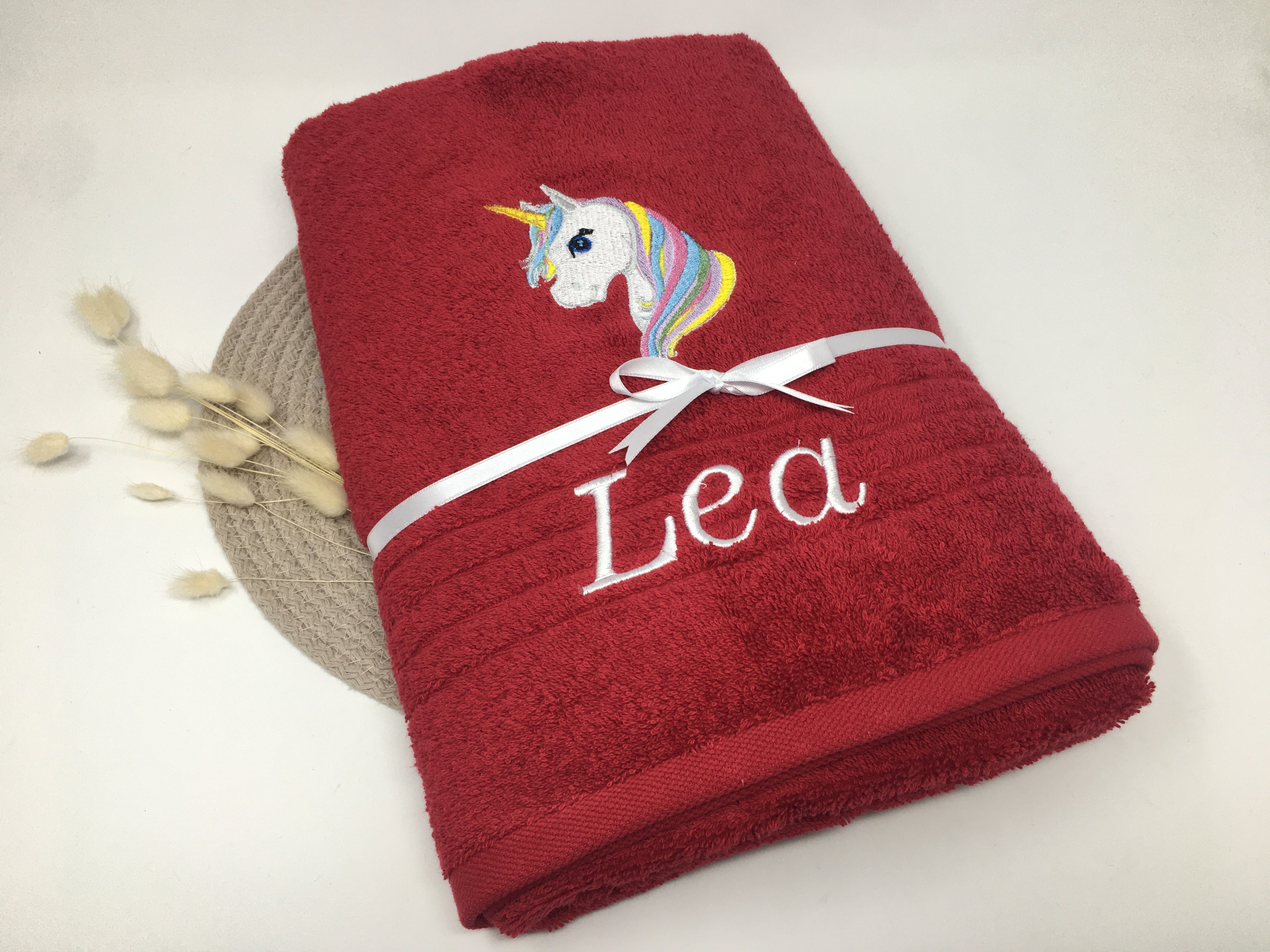 Einhorn 09 Pegasus Handtuch Duschtuch Stickerei & Personalisierung Super Qualität