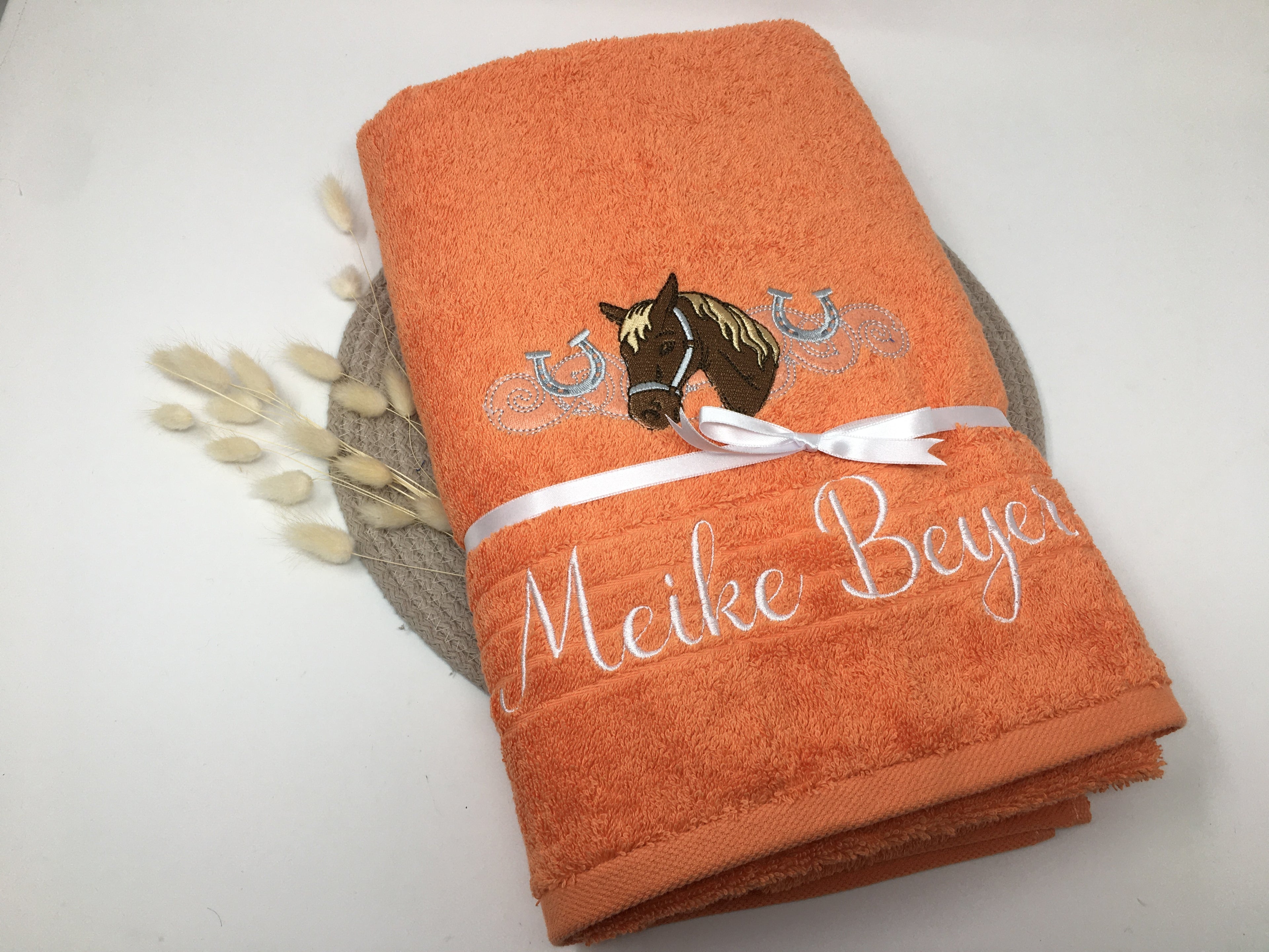 Pferd 07 Pferde Handtuch Duschtuch Stickerei & Personalisierung Super Qualität
