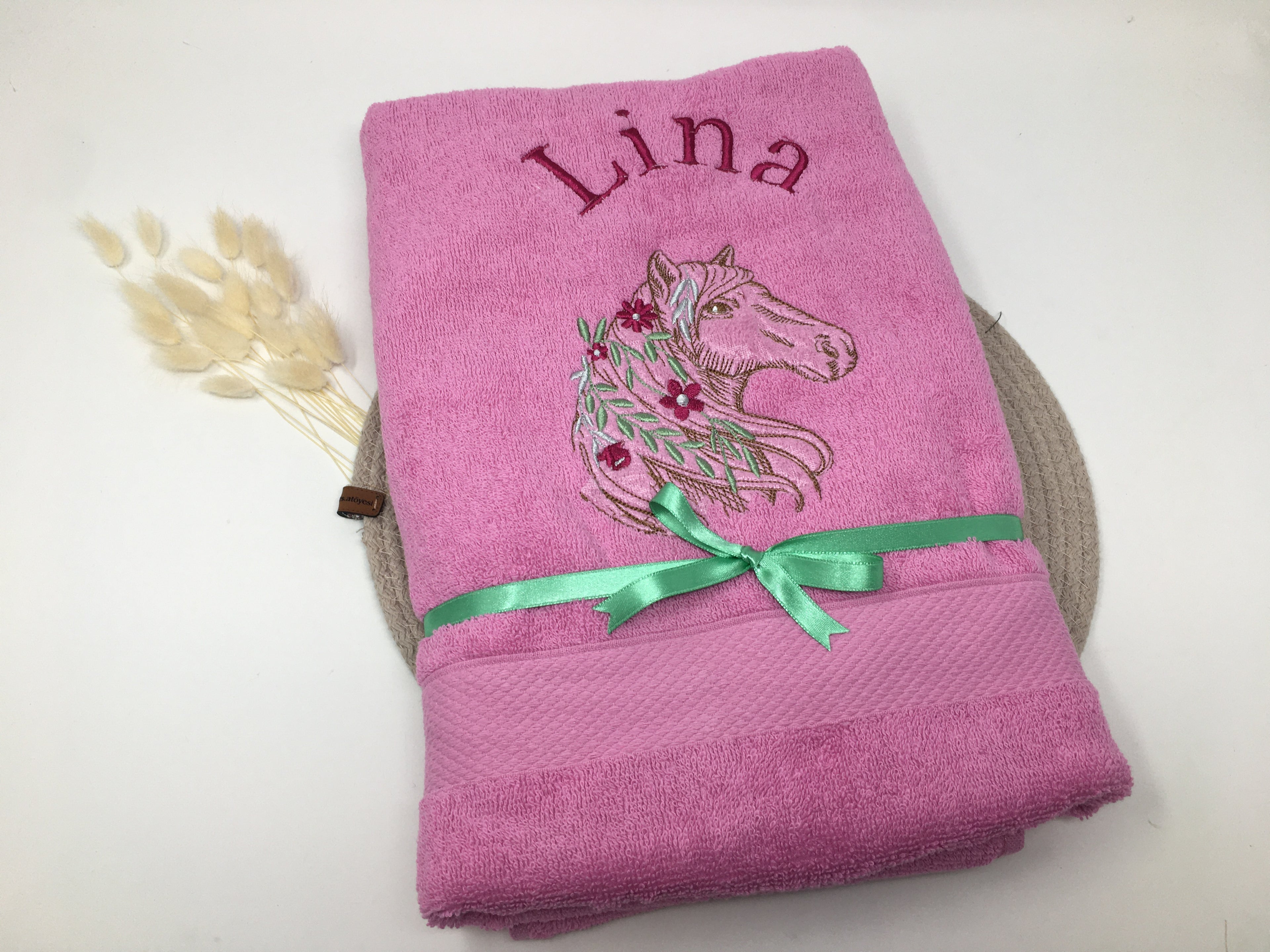Pferd 22 Pferde Handtuch Duschtuch Stickerei & Personalisierung Super Qualität