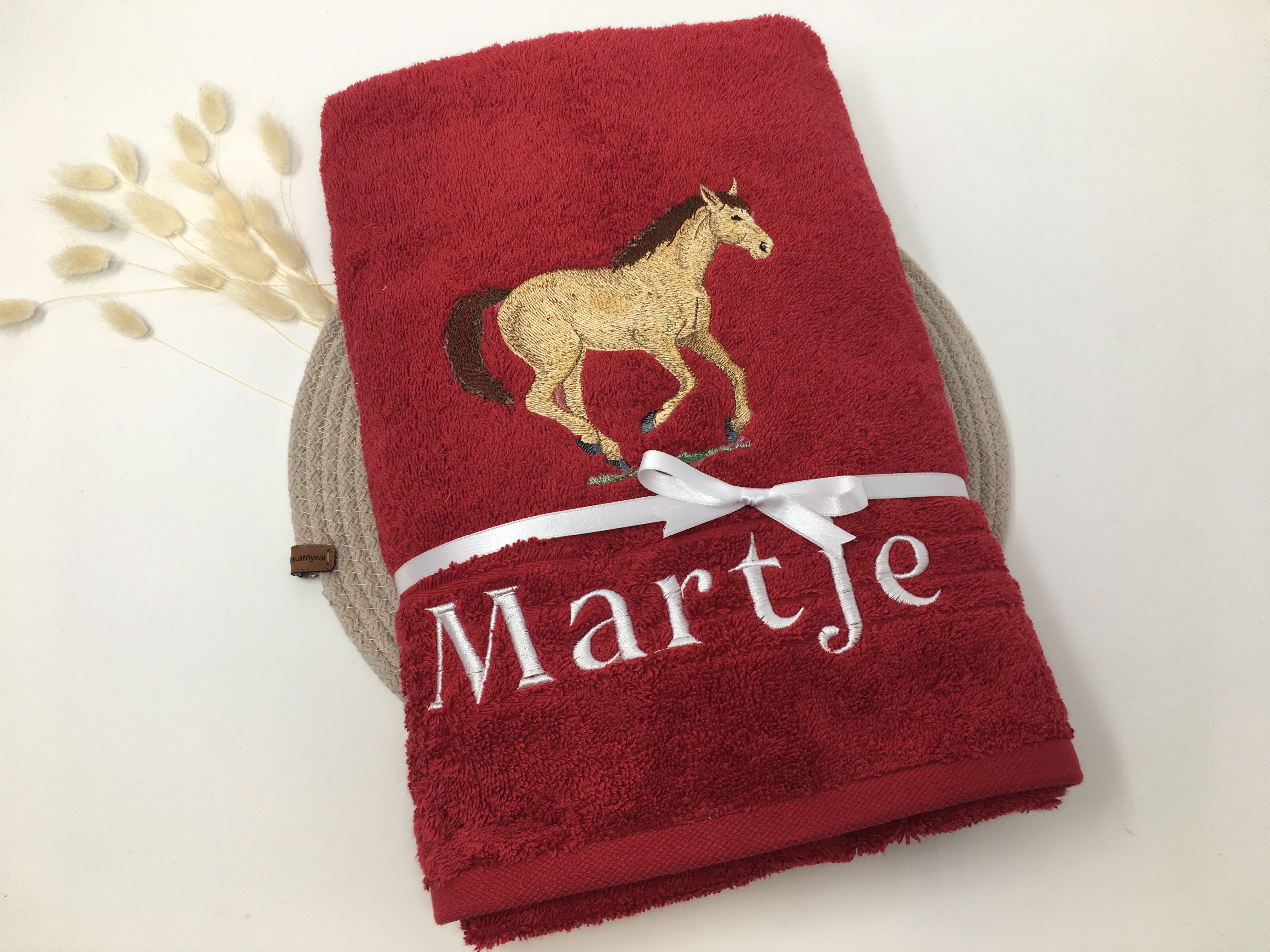 Pferd 05 Pferde Handtuch Duschtuch Stickerei & Personalisierung Super Qualität
