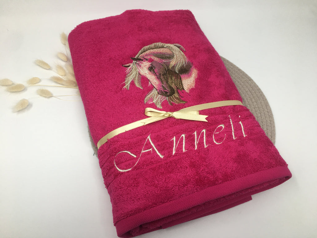 Pferd 23 Pferde Handtuch Duschtuch Stickerei & Personalisierung Super Qualität