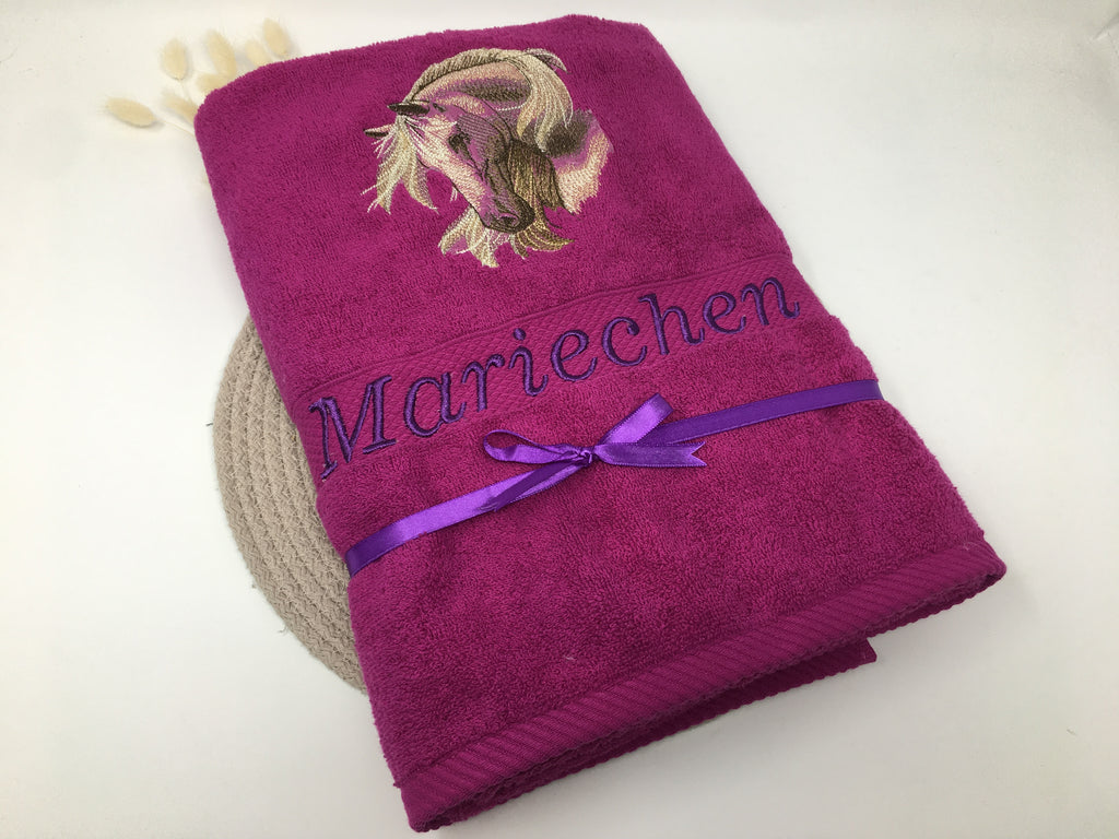 Pferd 23 Pferde Handtuch Duschtuch Stickerei & Personalisierung Super Qualität