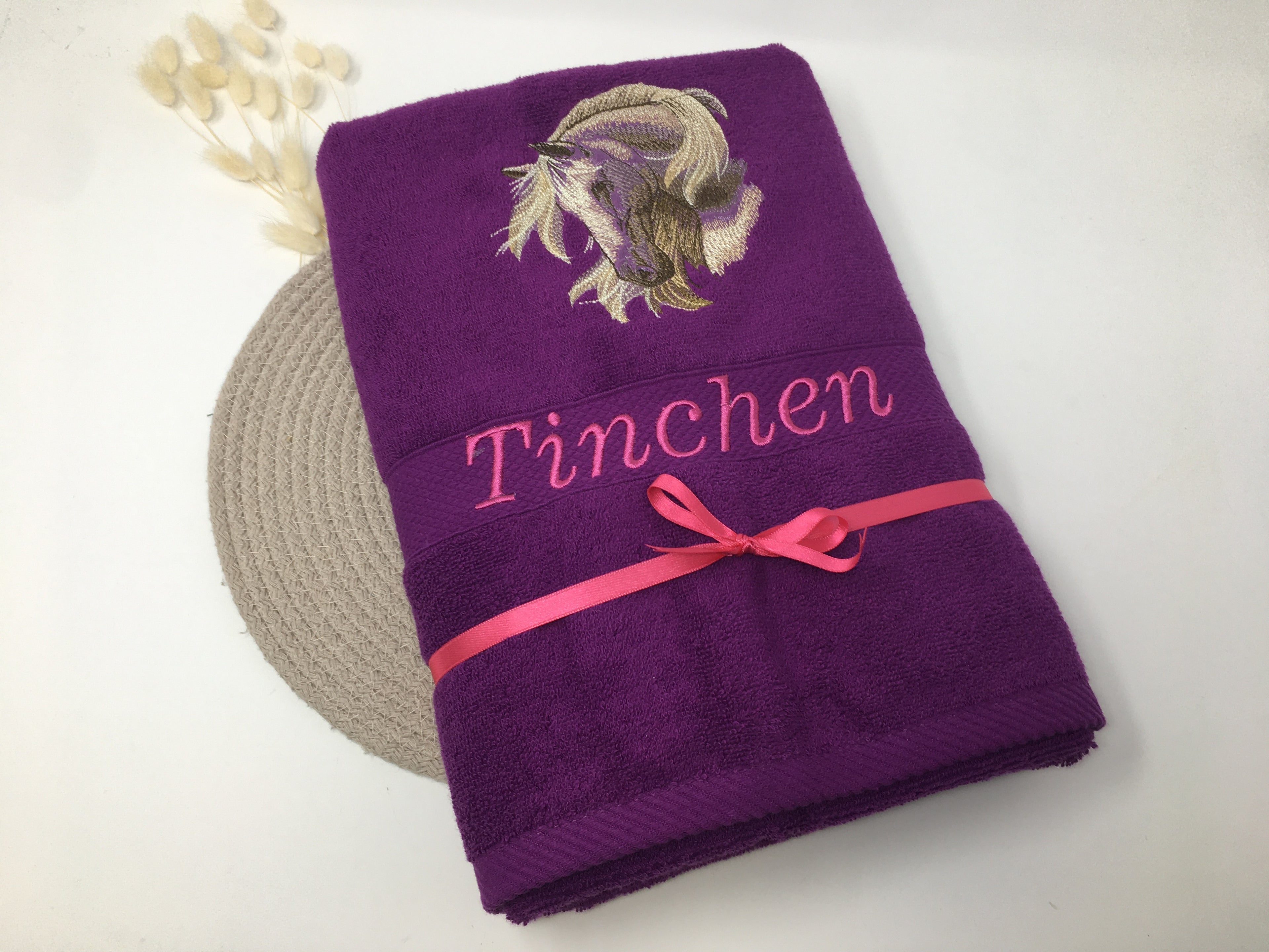 Pferd 23 Pferde Handtuch Duschtuch Stickerei & Personalisierung Super Qualität