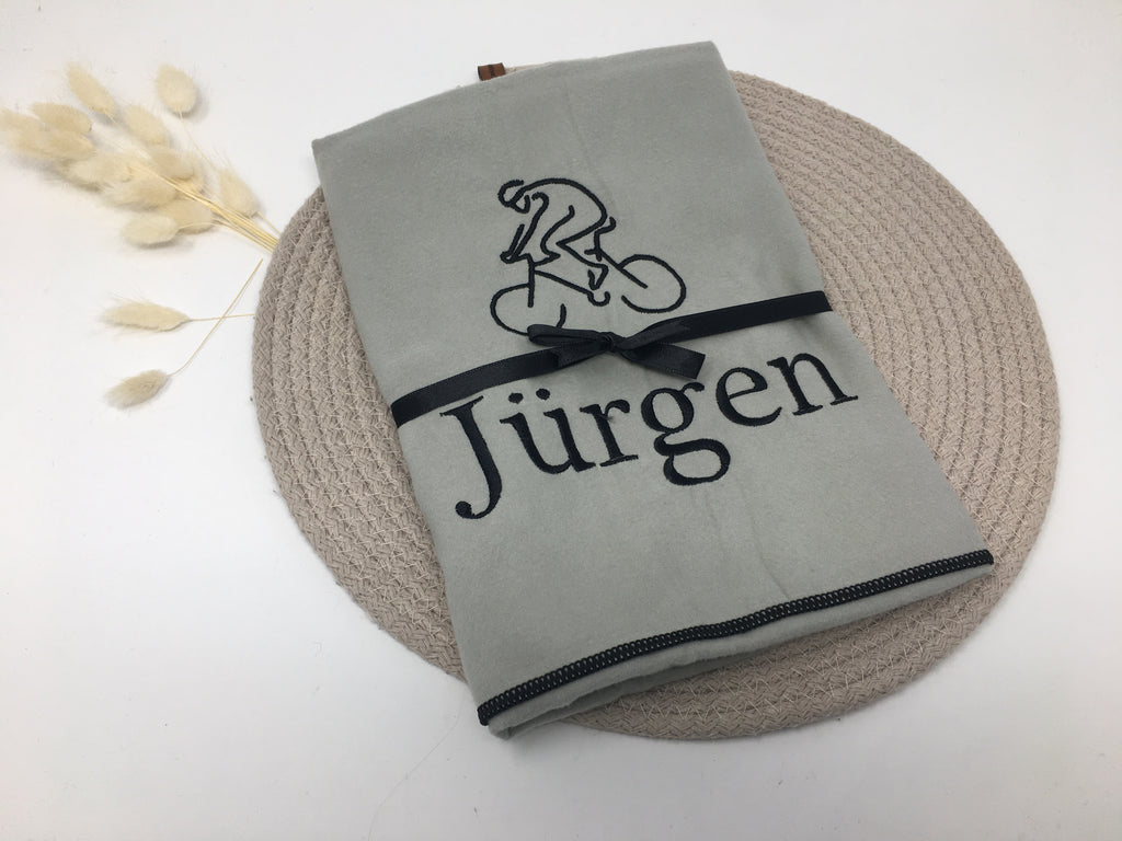 Fahrrad Bike Sport Handtuch 🏃‍♂️ – Mikrofaser Outdoor, personalisiert mit Namen