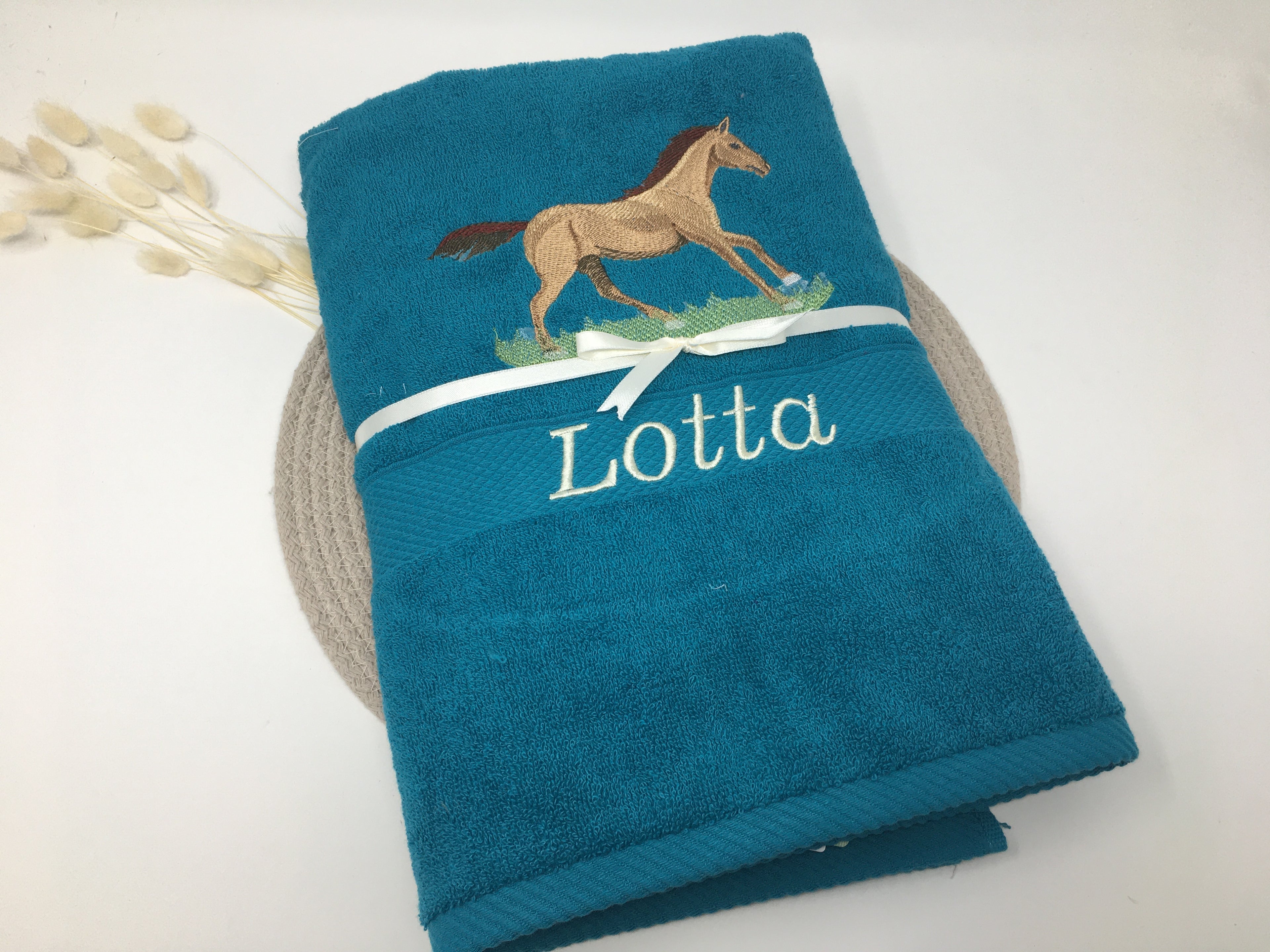 Pferd 16 Pferde Handtuch Duschtuch Stickerei & Personalisierung Super Qualität
