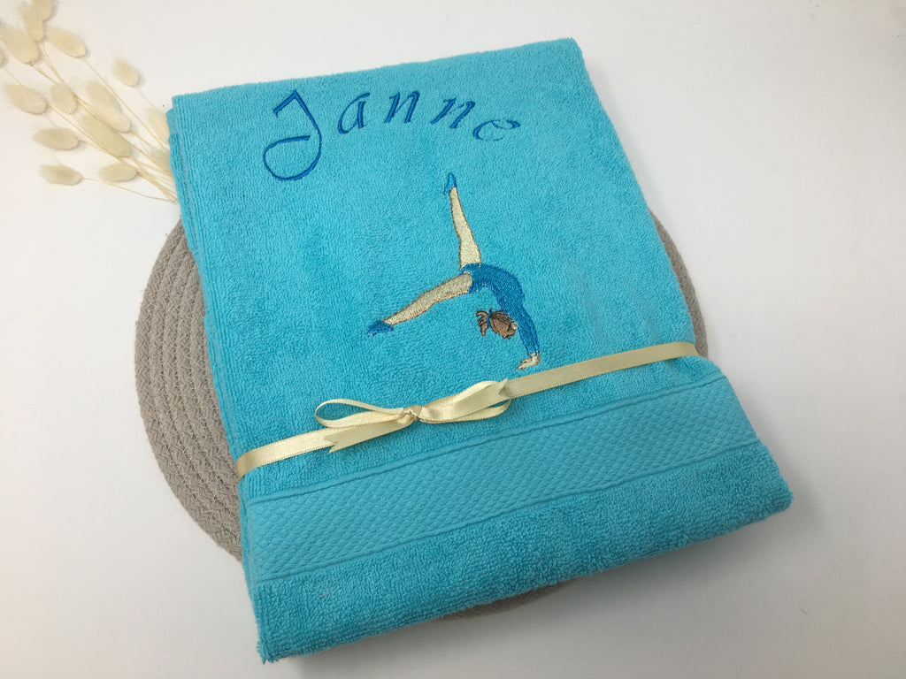 Sport Turnen GYM Gymnastik Handtuch Duschtuch Stickerei & Personalisierung Super Qualität