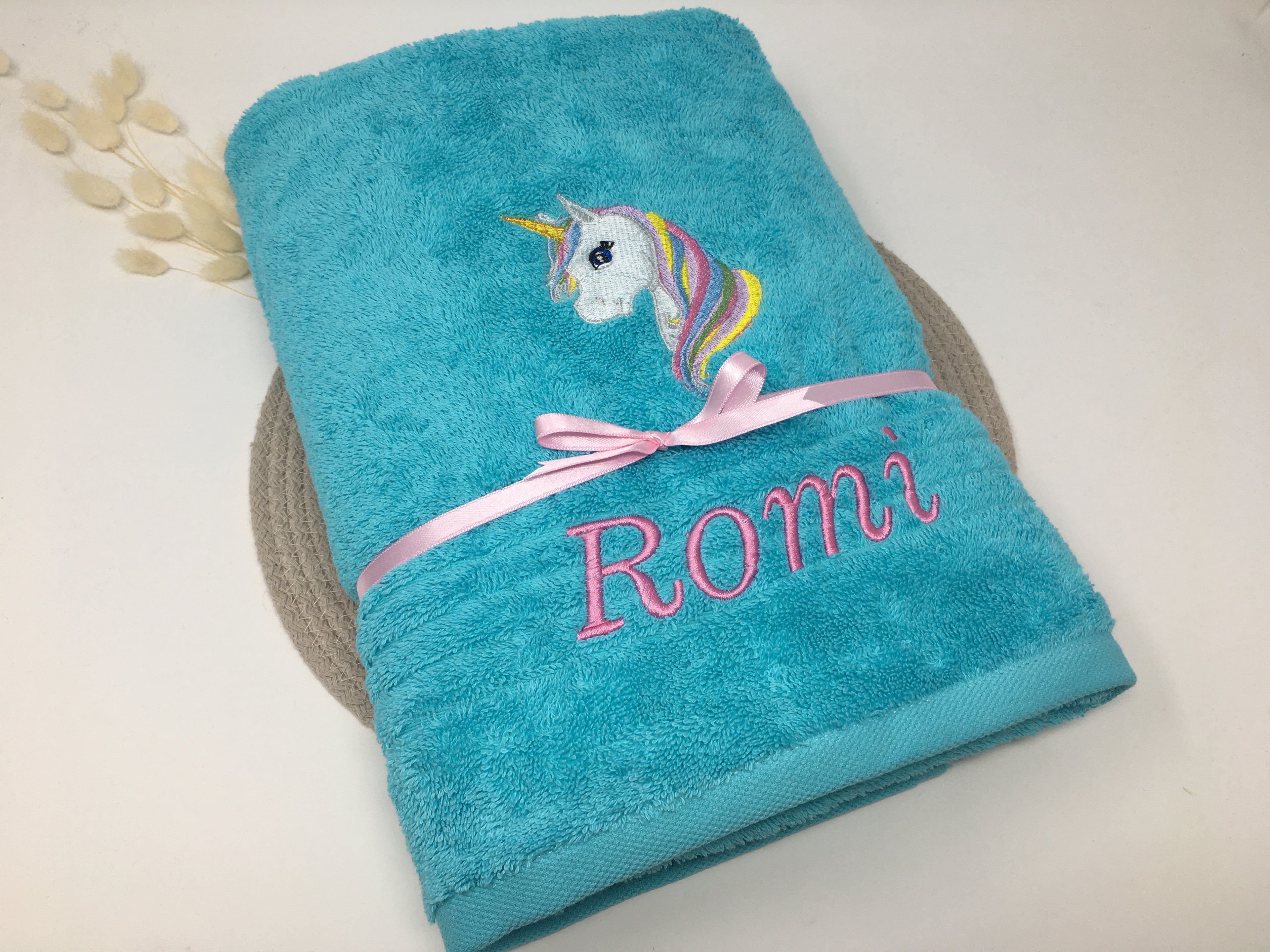 Einhorn 09 Pegasus Handtuch Duschtuch Stickerei & Personalisierung Super Qualität