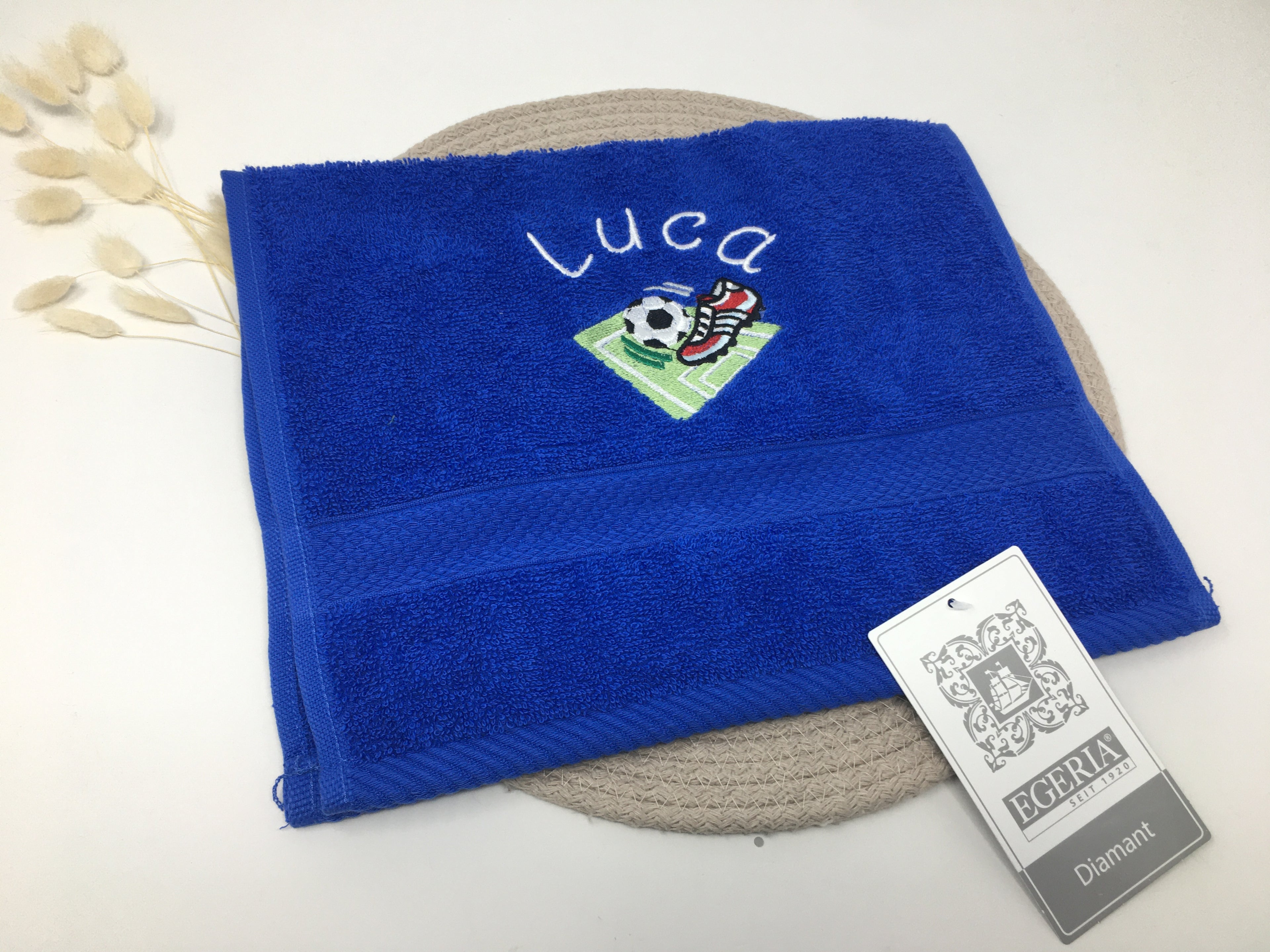 Sport Fussball 03 Handtuch Duschtuch bestickt & personalisierbar Super Qualität