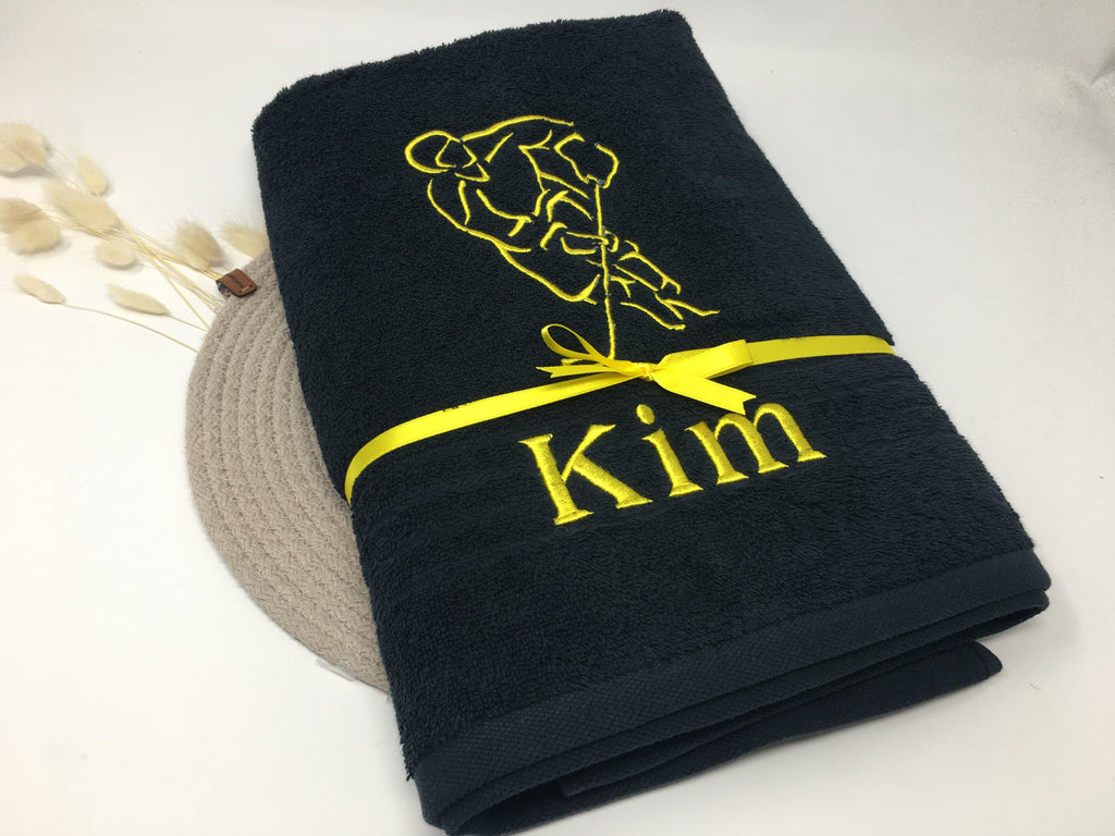Ice Hockey Handtuch / Duschtuch – personalisiert mit Namen