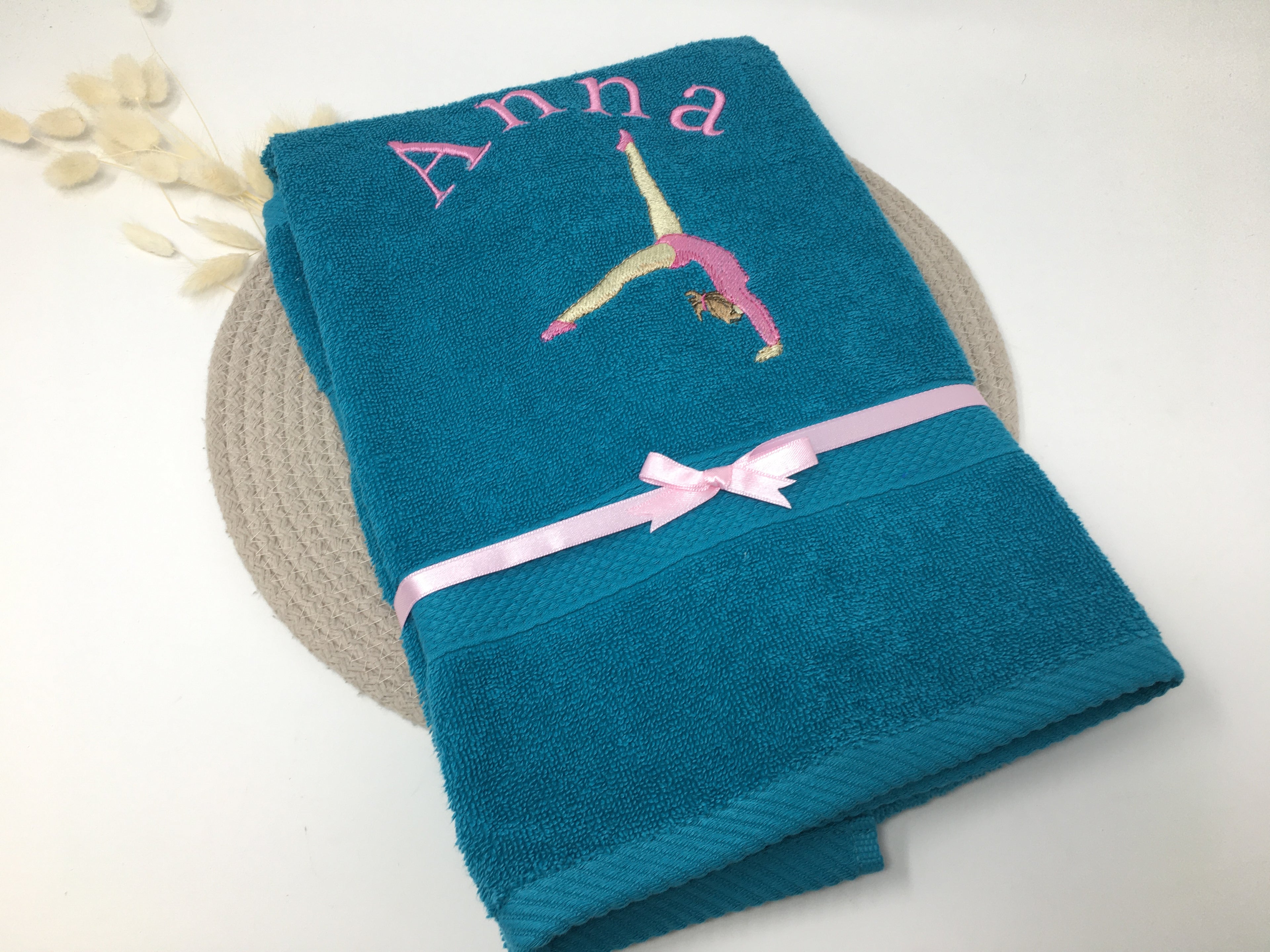 Sport Turnen GYM Gymnastik Handtuch Duschtuch Stickerei & Personalisierung Super Qualität
