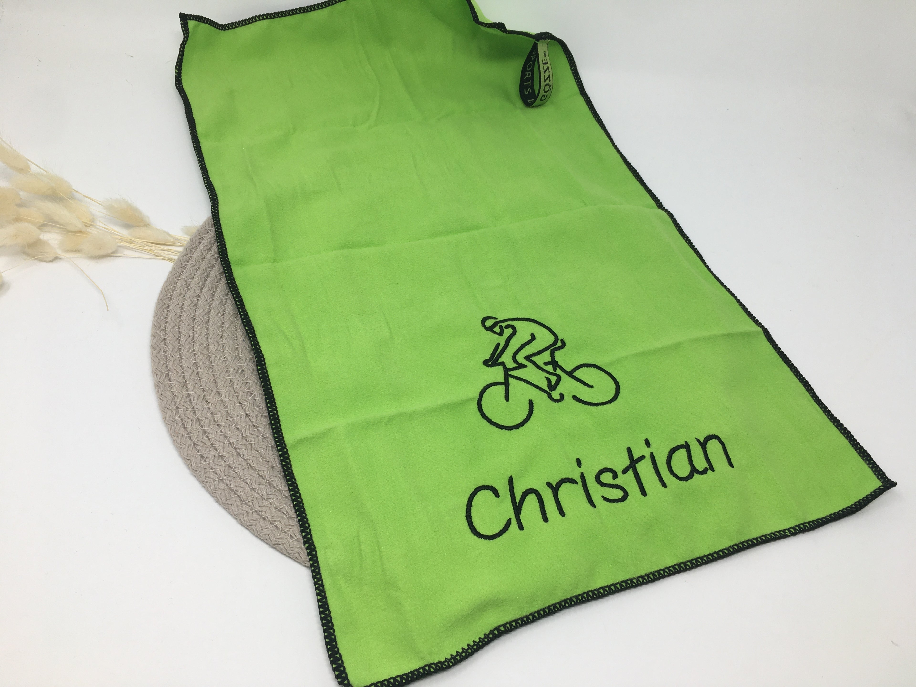 Fahrrad Bike Sport Handtuch 🏃‍♂️ – Mikrofaser Outdoor, personalisiert mit Namen