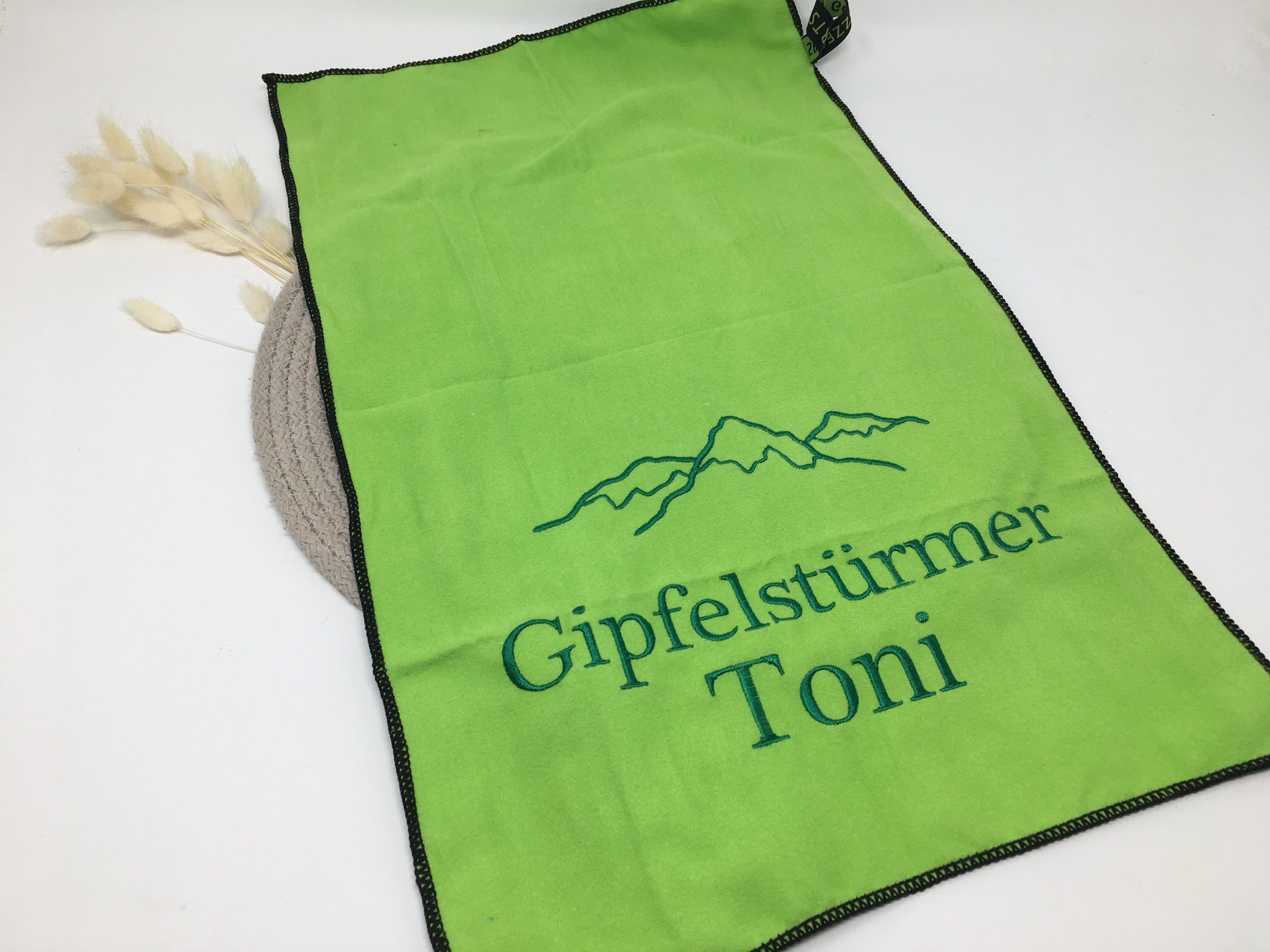 Sporttuch Microfaser Berge Sport Handtuch Duschtuch bestickt & personalisierbar Super Qualität