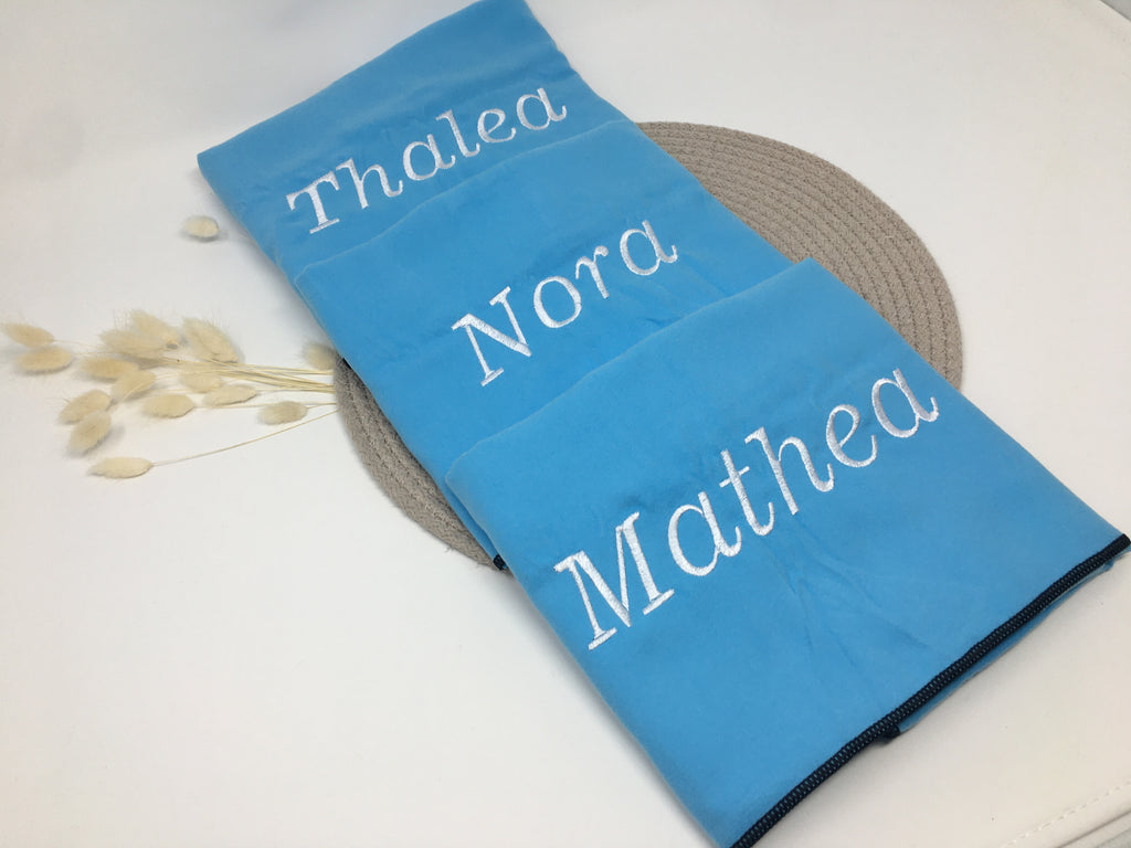 Sporttuch Microfaser Name Handtuch Duschtuch bestickt & personalisierbar Super Qualität