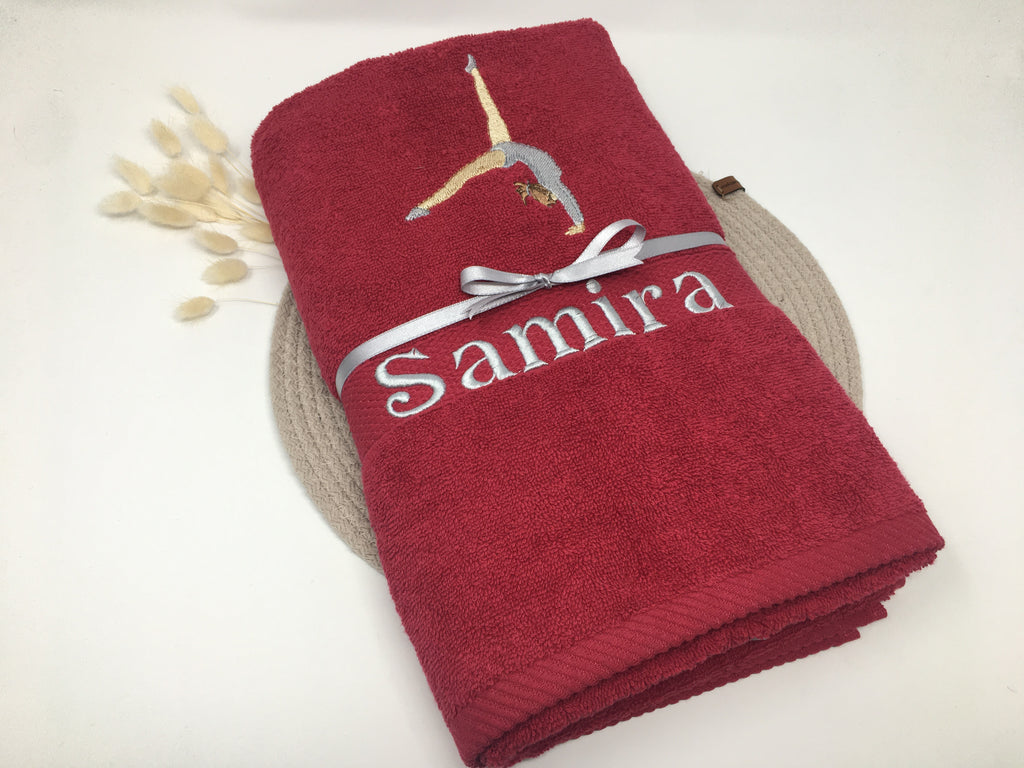 Sport Turnen GYM Gymnastik Handtuch Duschtuch Stickerei & Personalisierung Super Qualität