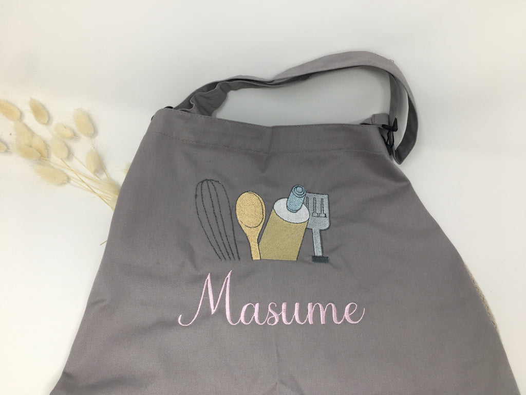 Personalisierte Schürze Backschürze Küchenschürze Kochschürze Apron Muttertag Stickerei