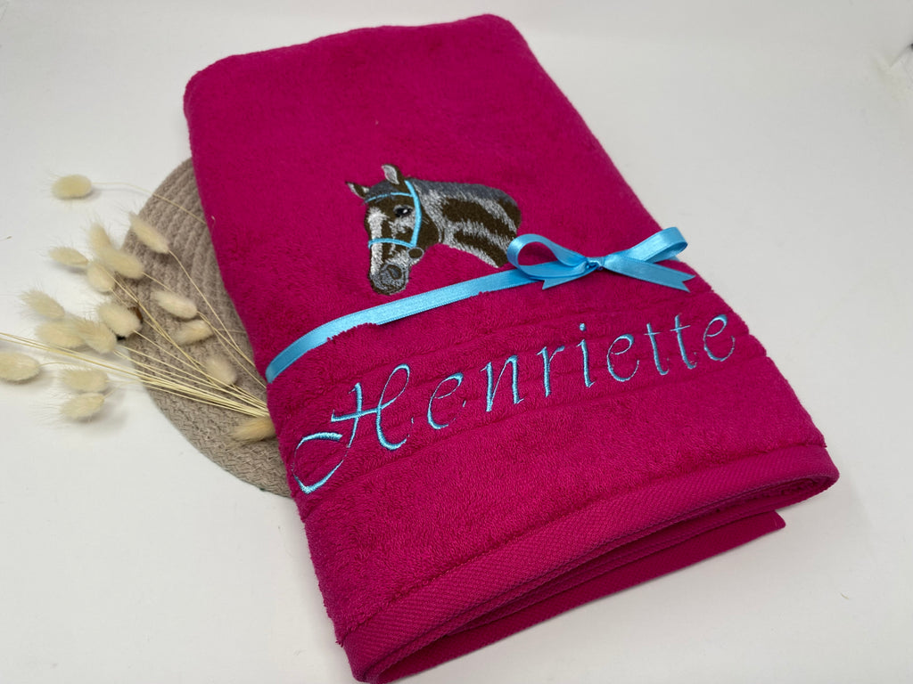 Pferd 17 Pferde Handtuch Duschtuch Stickerei & Personalisierung Super Qualität