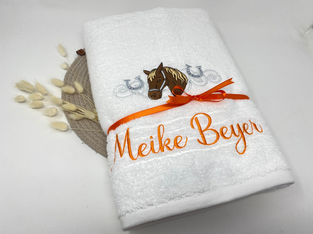 Pferd 07 Pferde Handtuch Duschtuch Stickerei & Personalisierung Super Qualität