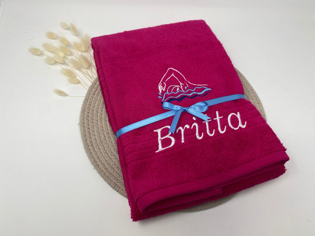 Sport Schwimmen Schwimmer Handtuch Duschtuch Stickerei & Personalisierung Super Qualität