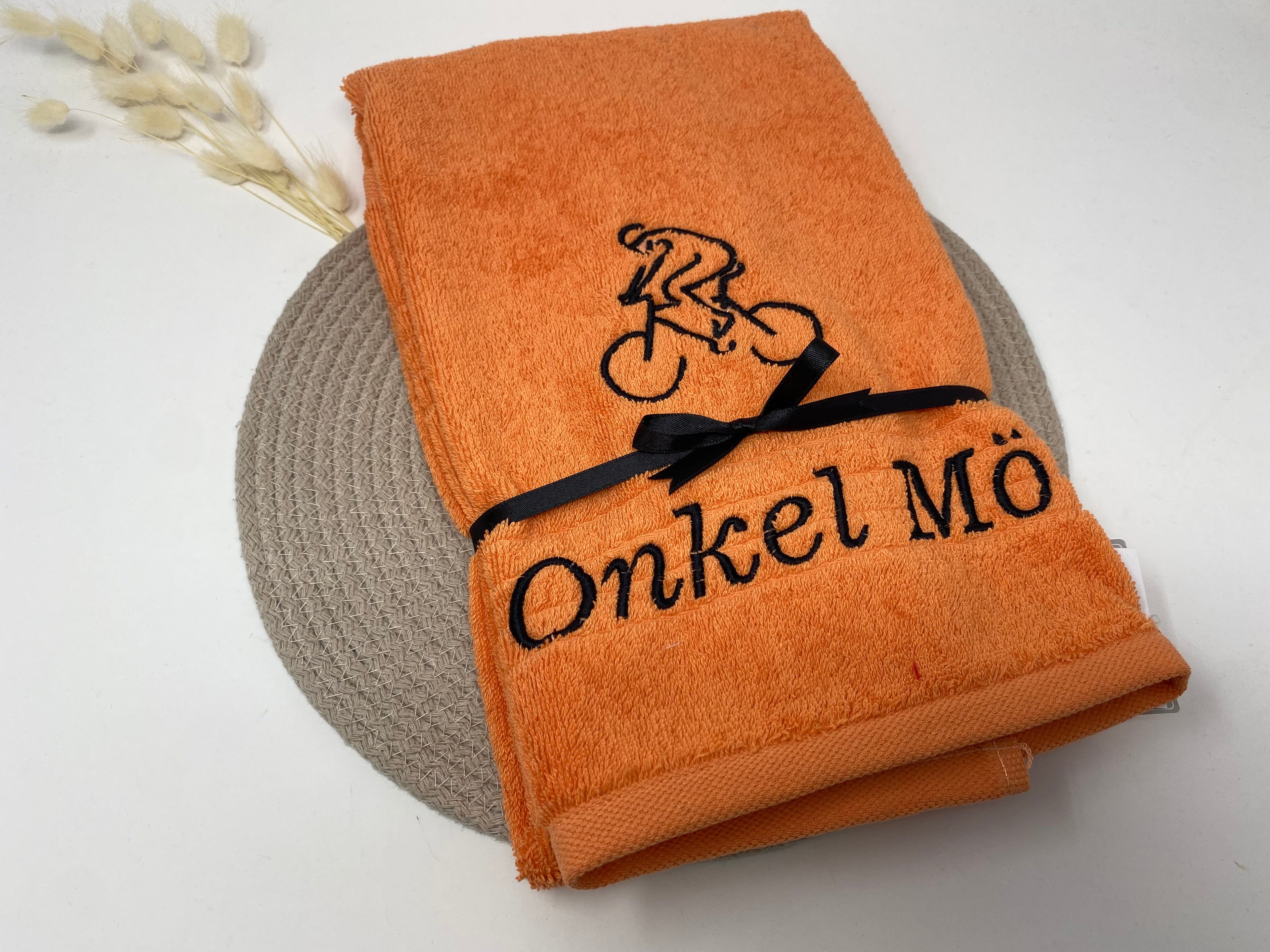 Sport Fahrrad Radsport Bike BMX Handtuch Duschtuch bestickt & personalisierbar Super Qualität