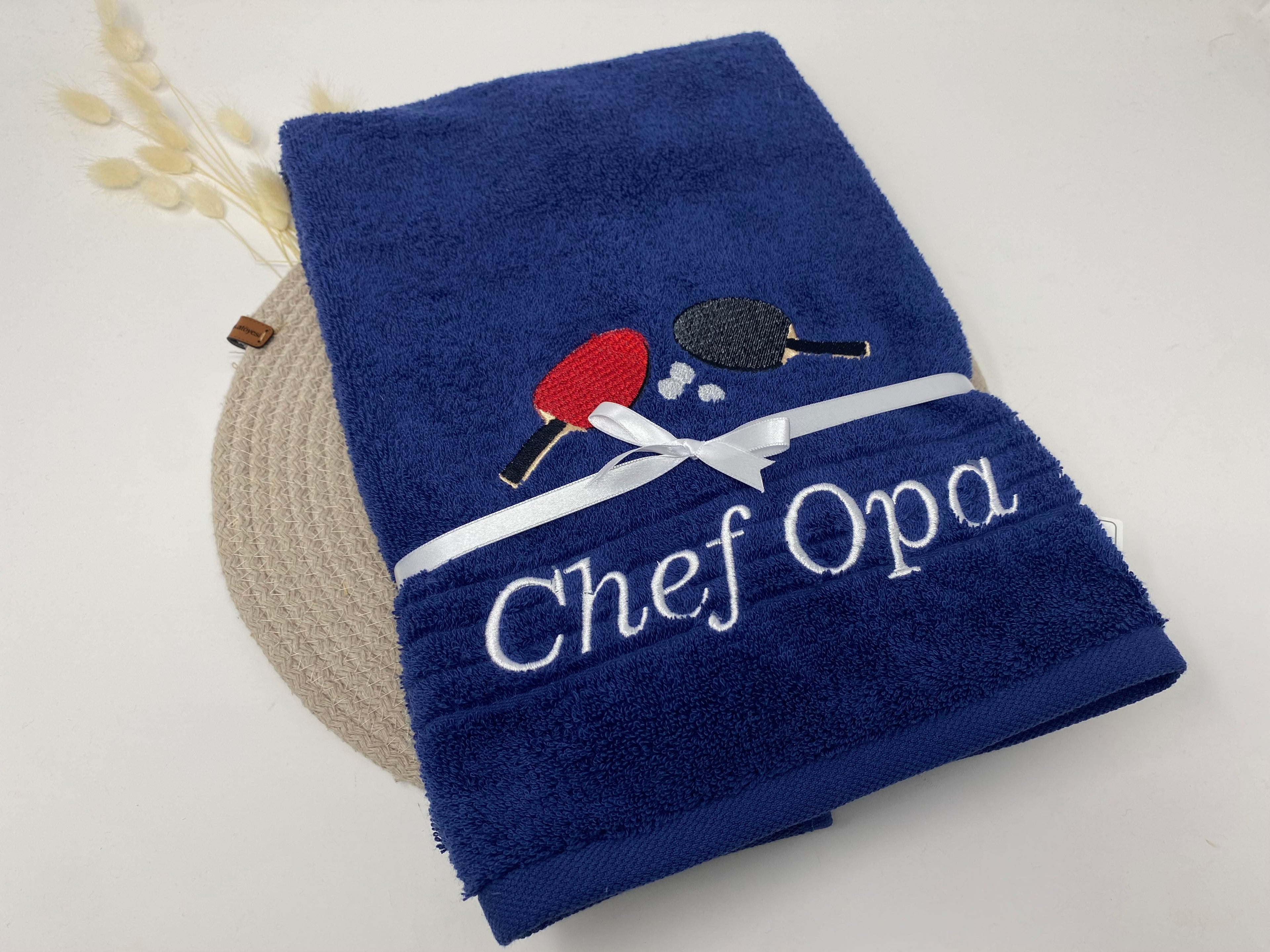 Sport Tischtennis Sport Handtuch Duschtuch bestickt & personalisierbar Super Qualität