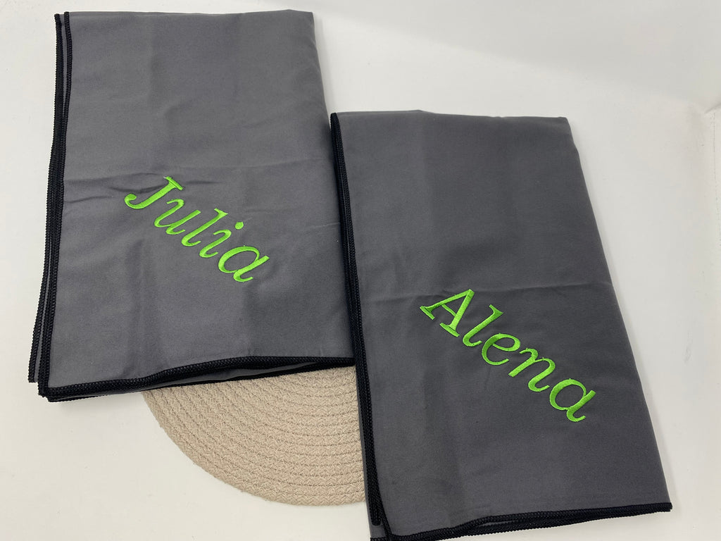 ABI Sport Handtuch 🏃‍♂️ – Mikrofaser Outdoor, personalisiert mit Namen