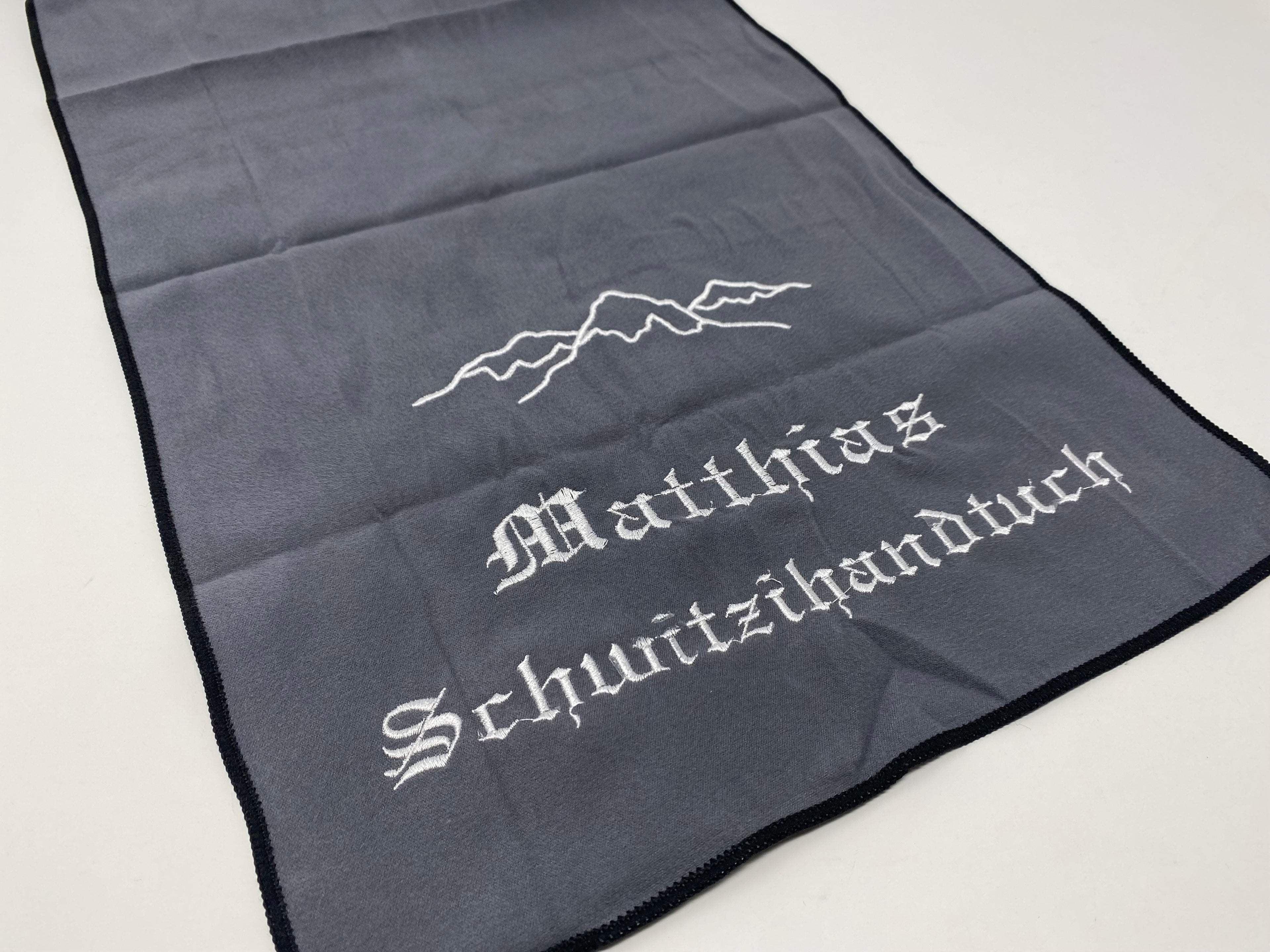 Sporttuch Microfaser Berge Sport Handtuch Duschtuch bestickt & personalisierbar Super Qualität