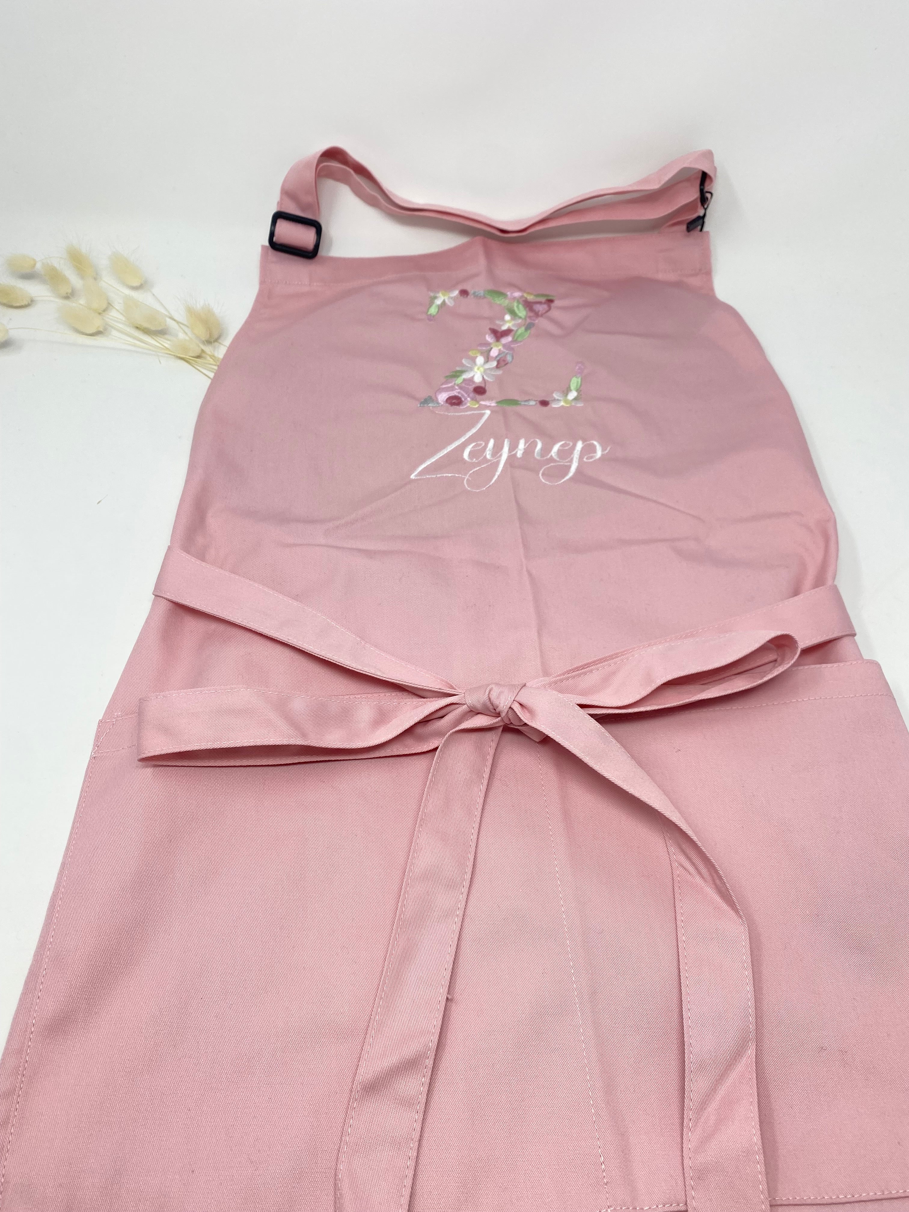 Personalisierte Schürze Initialien Backschürze Küchenschürze Kochschürze Apron Muttertag Stickerei
