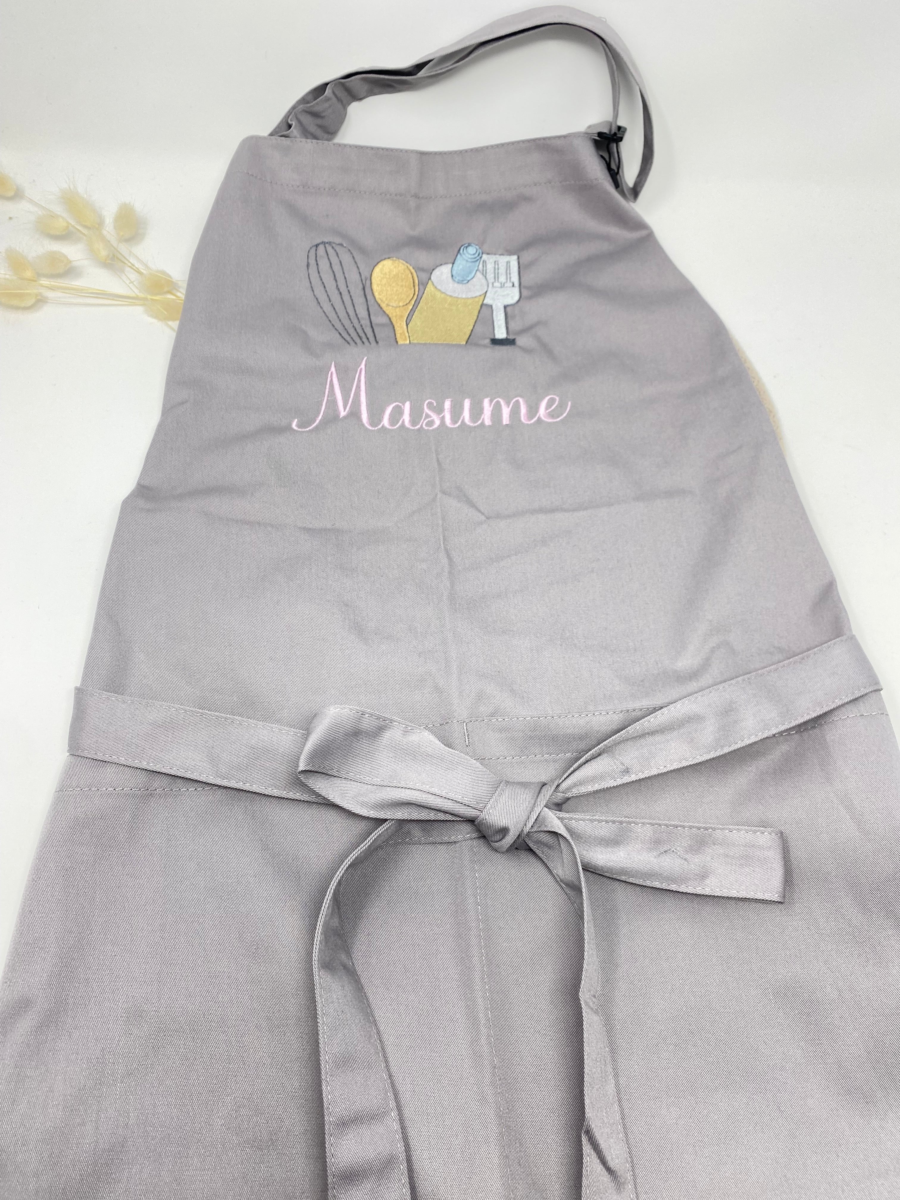 Personalisierte Schürze Backschürze Küchenschürze Kochschürze Apron Muttertag Stickerei