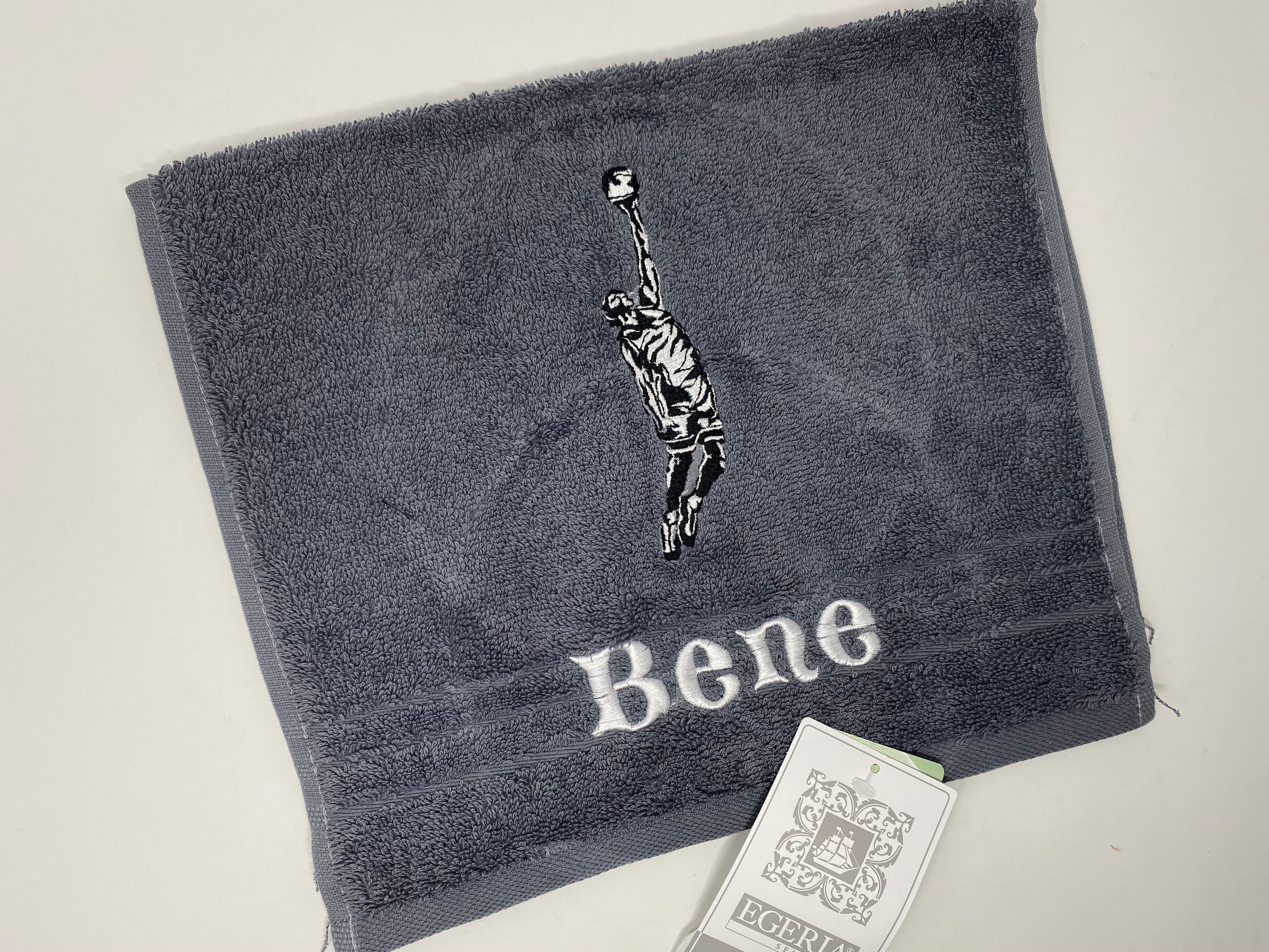 Sport Basketball 02 Handtuch Duschtuch bestickt & personalisierbar Super Qualität