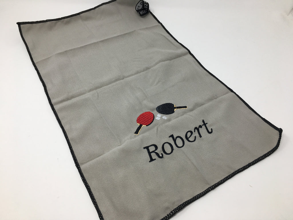 Sporttuch Microfaser Tischtennis Sport Handtuch Duschtuch bestickt & personalisierbar Super Qualität