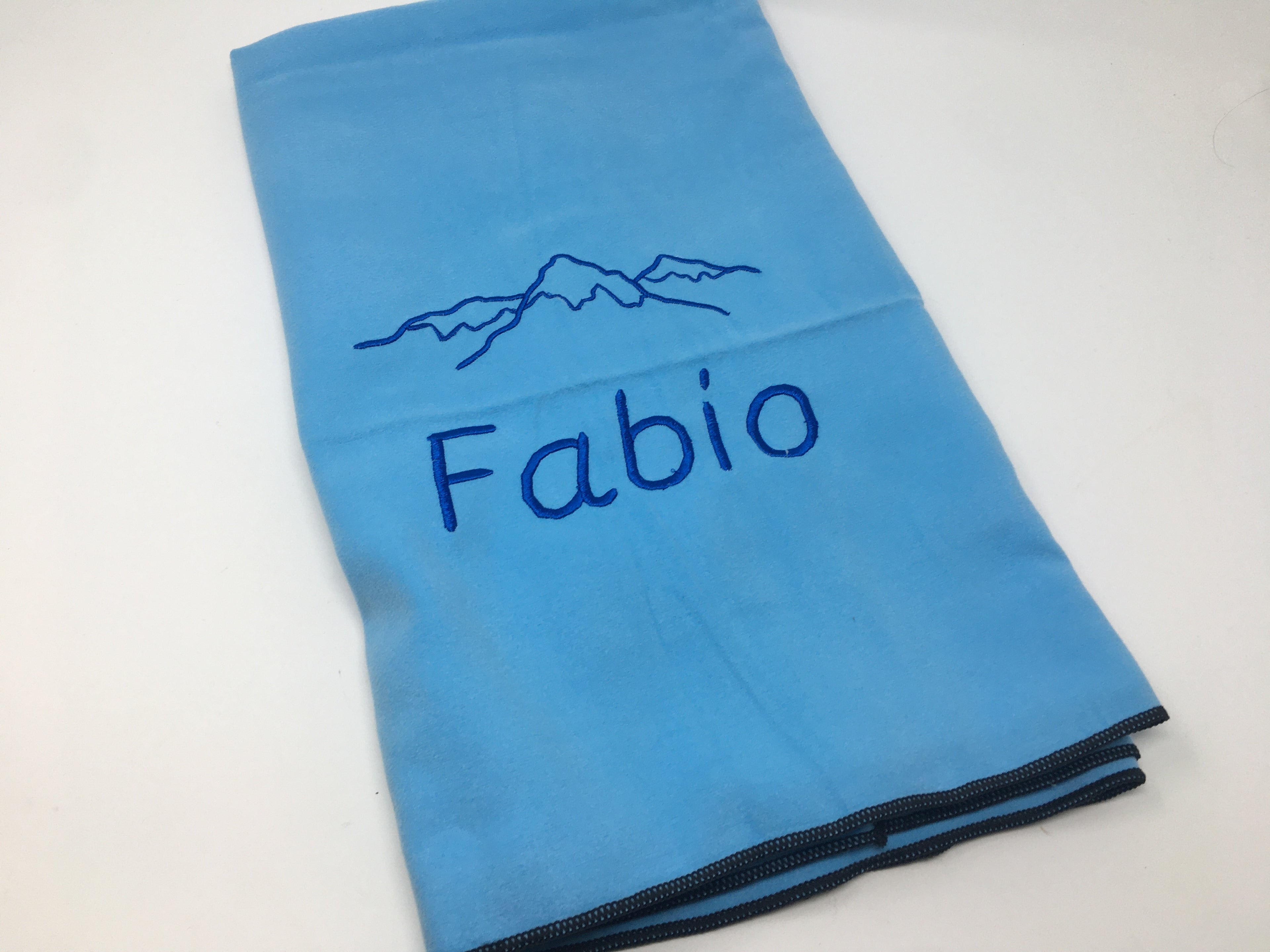 Sporttuch Microfaser Berge Sport Handtuch Duschtuch bestickt & personalisierbar Super Qualität