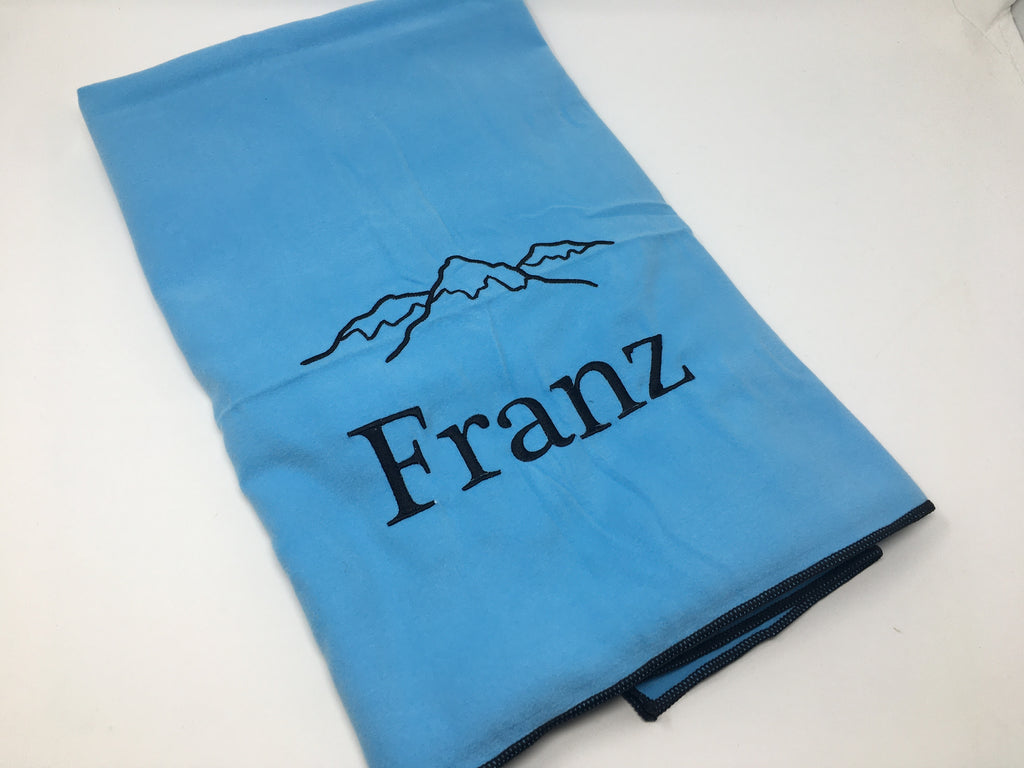 Sporttuch Microfaser Berge Sport Handtuch Duschtuch bestickt & personalisierbar Super Qualität