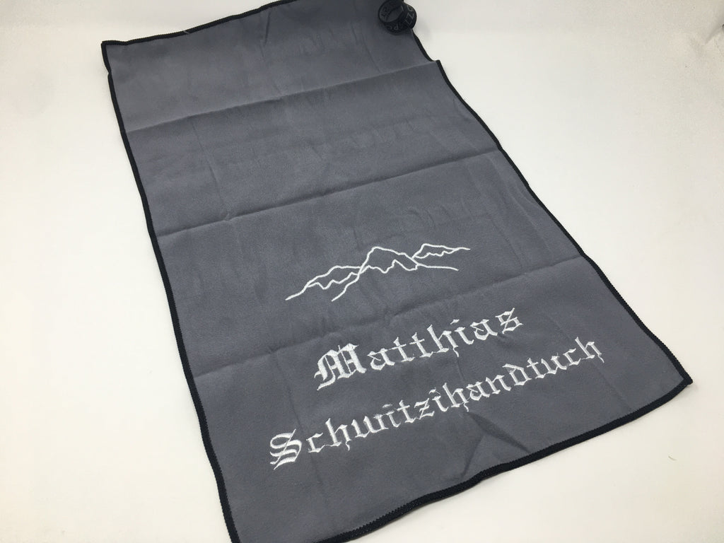 Wandern & Berge Sport Handtuch 🏃‍♂️ – Mikrofaser Outdoor, personalisiert mit Namen