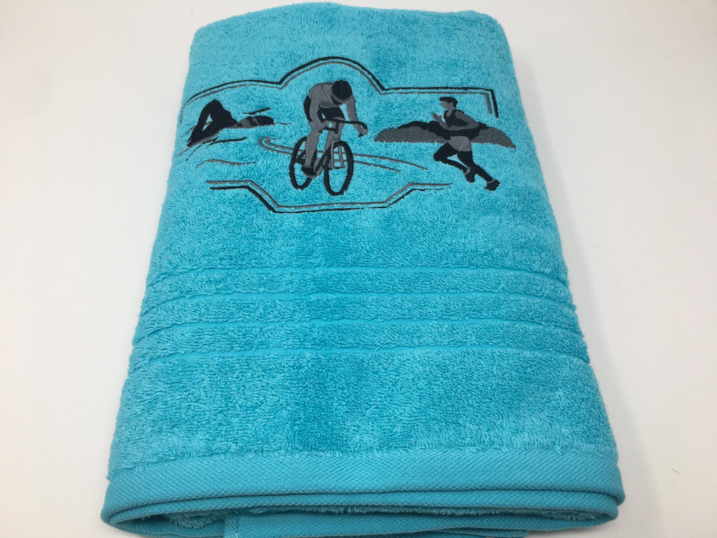 Sport Leichtathletik Frauen/Männer Handtuch Duschtuch bestickt & personalisierbar Super Qualität