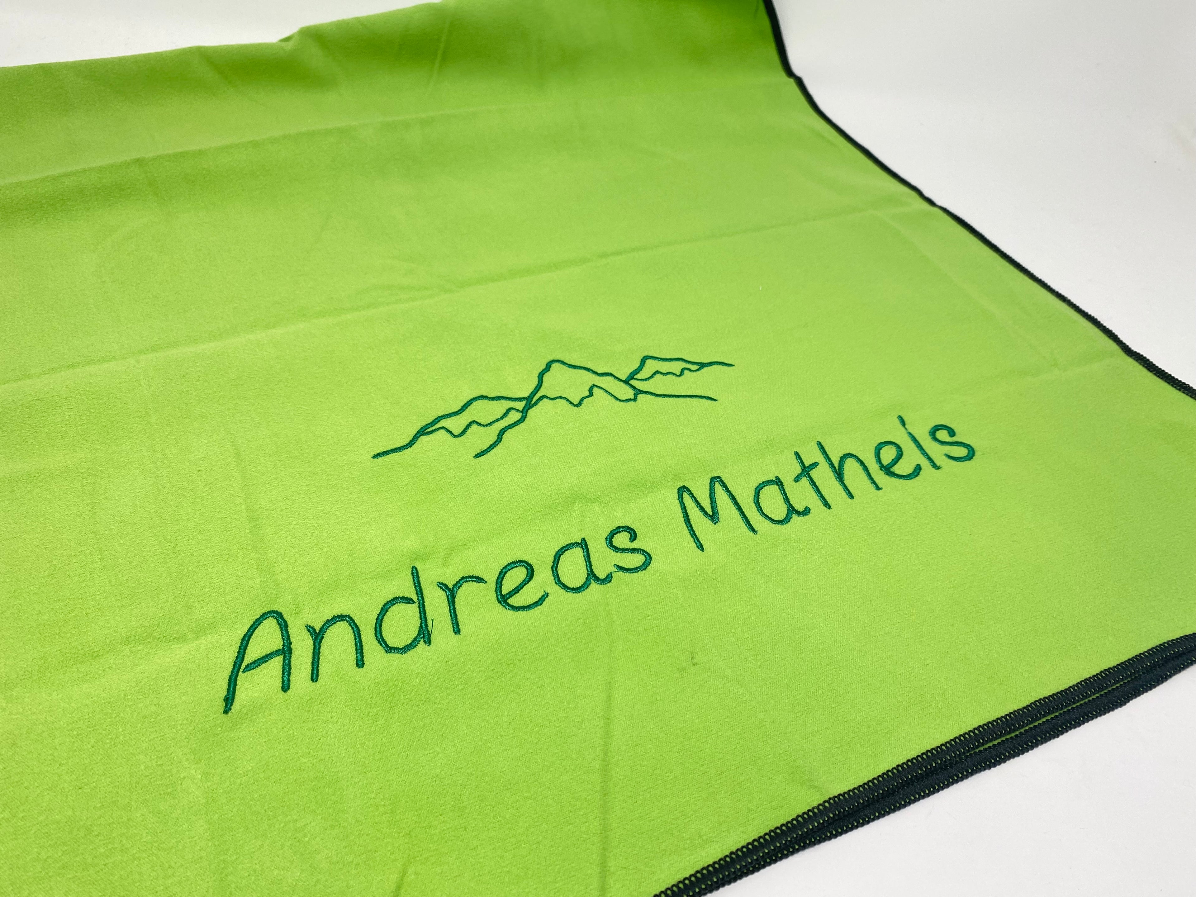 Sporttuch Microfaser Berge Sport Handtuch Duschtuch bestickt & personalisierbar Super Qualität