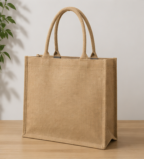 Jutebeutel und Baumwolltaschen