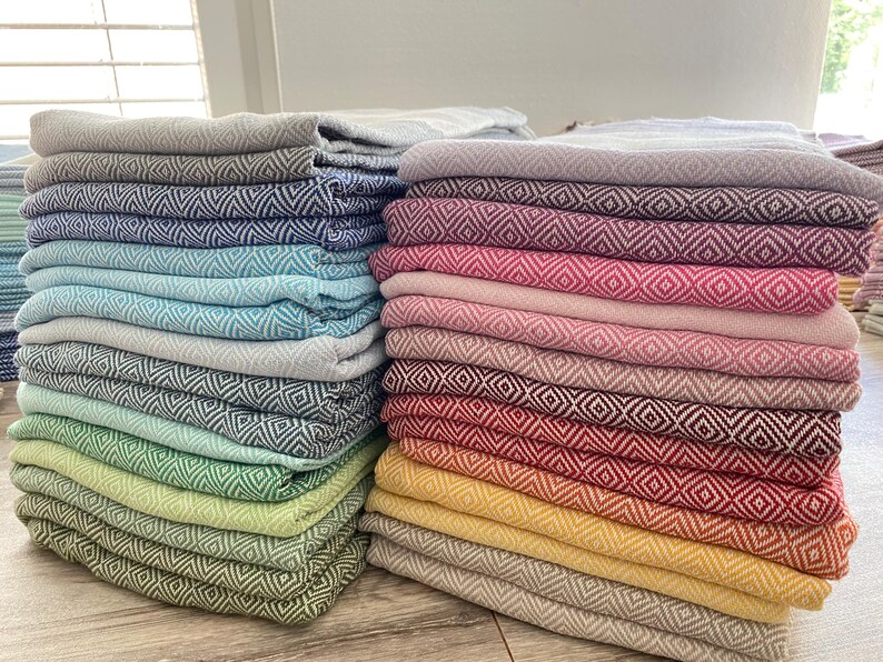 Pestemal Sauna Hamam Handtuch 100x180 cm Türkisches Peshtamal Geschirrtuch