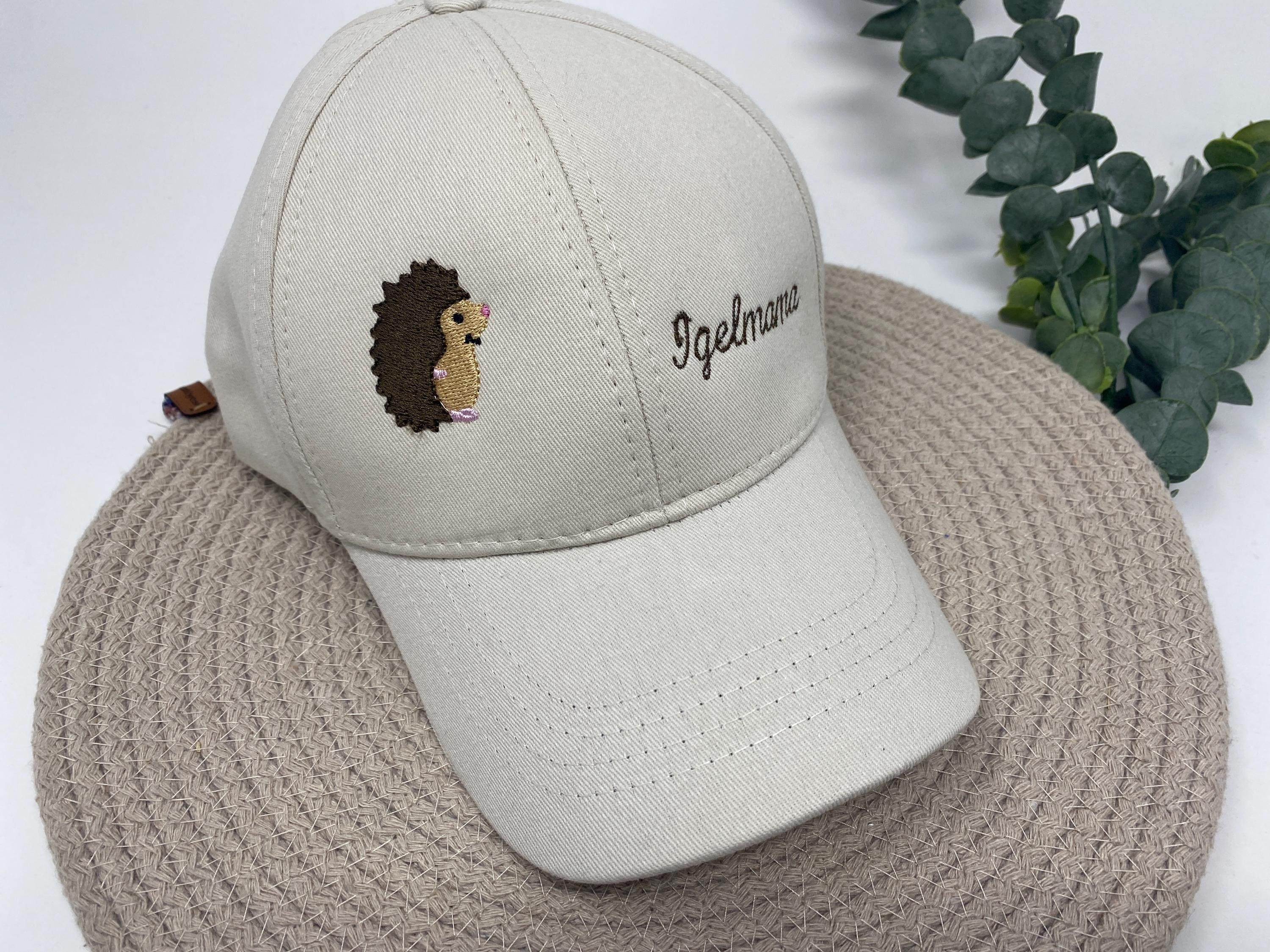 Igel Motiv Snapback Cap Stickerei Motiv Basecap Kappe Unisex Kappe personalisiert individuell bestickt Mütze Beanie Hut Hat Igel Mama Papa