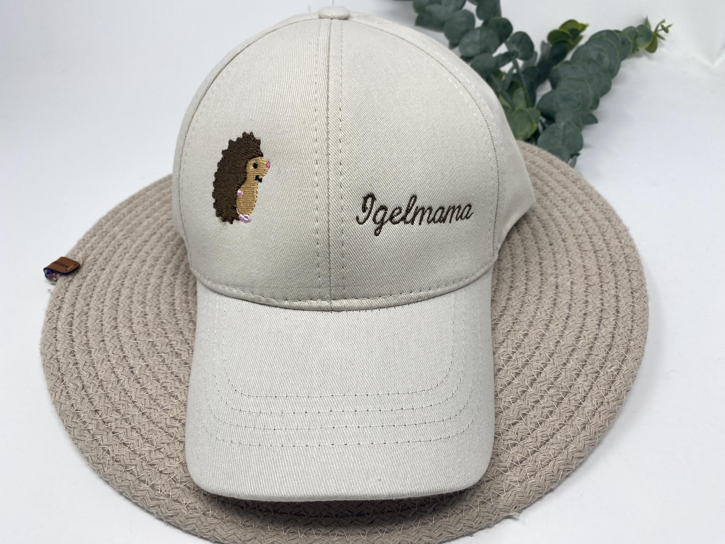 Igel Motiv Snapback Cap Stickerei Motiv Basecap Kappe Unisex Kappe personalisiert individuell bestickt Mütze Beanie Hut Hat Igel Mama Papa