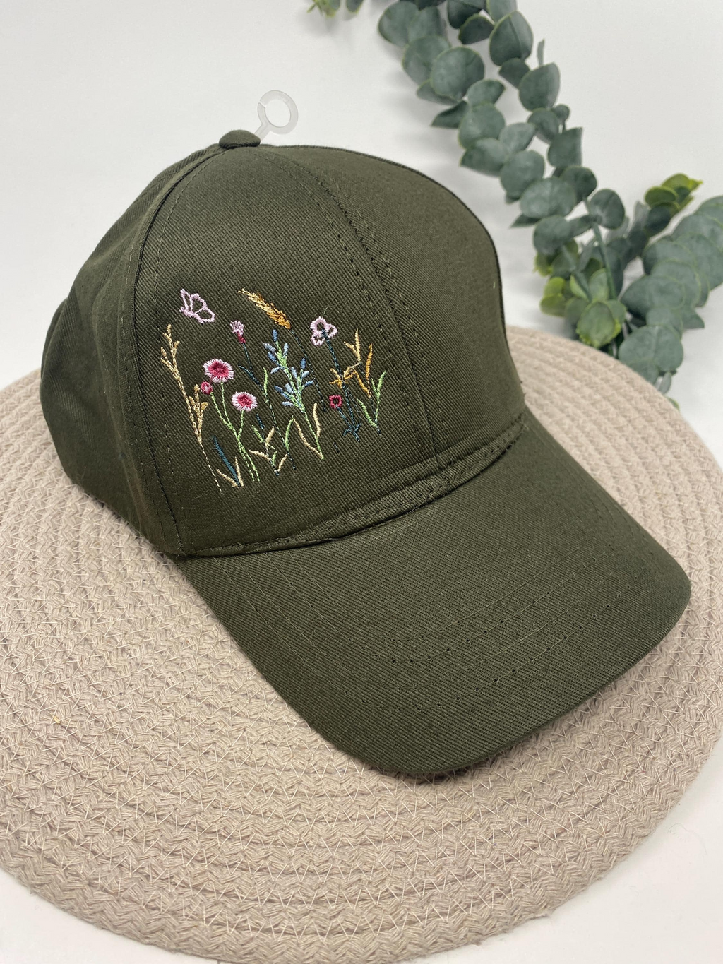 Blumenwiese Snapback Cap Stickerei Motiv Basecap Kappe Unisex Kappe personalisiert individuell bestickt Mütze Beanie Hut Hat Blumen ABI